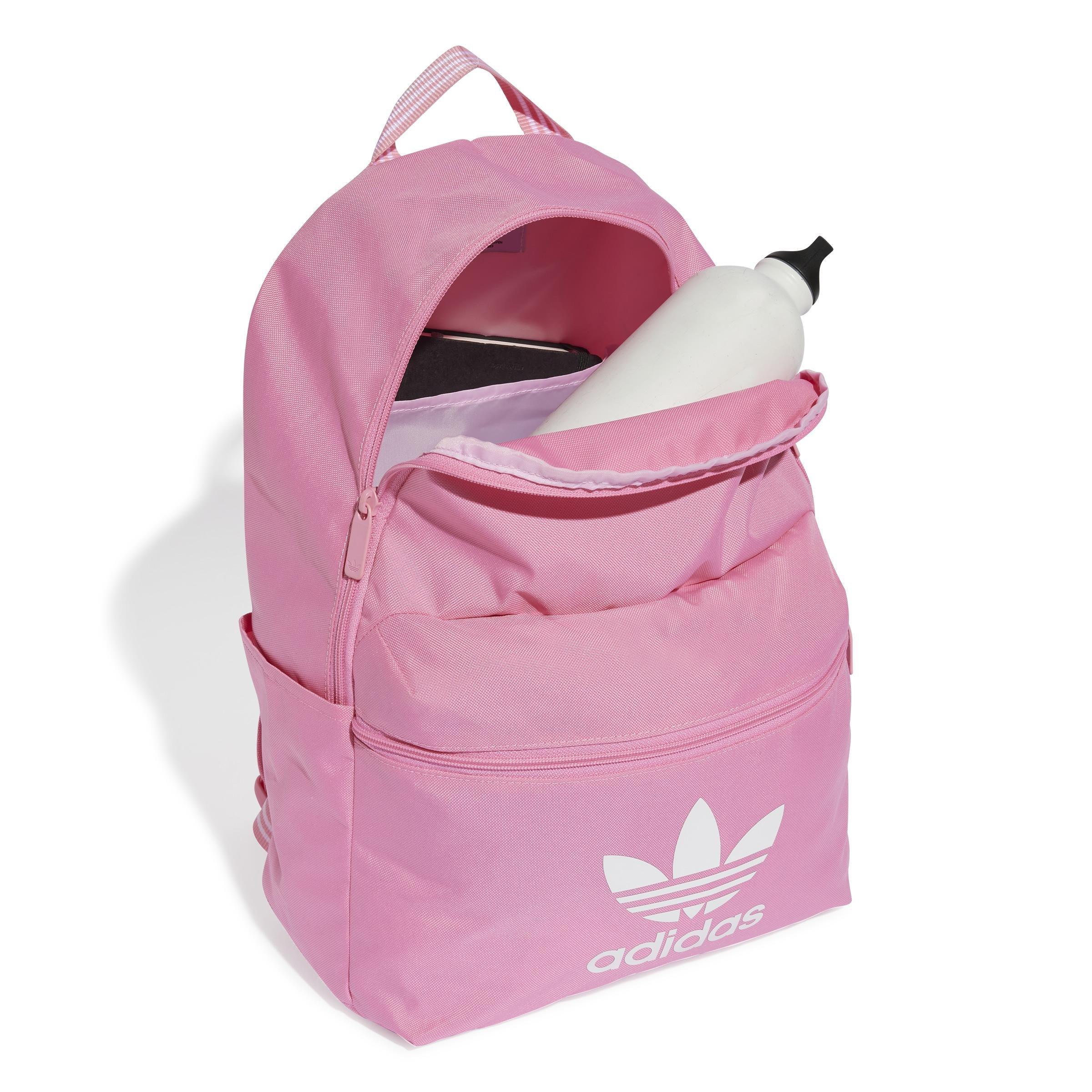 Unisex Adicolor Backpack, Pink, A701_ONE, large image number 0