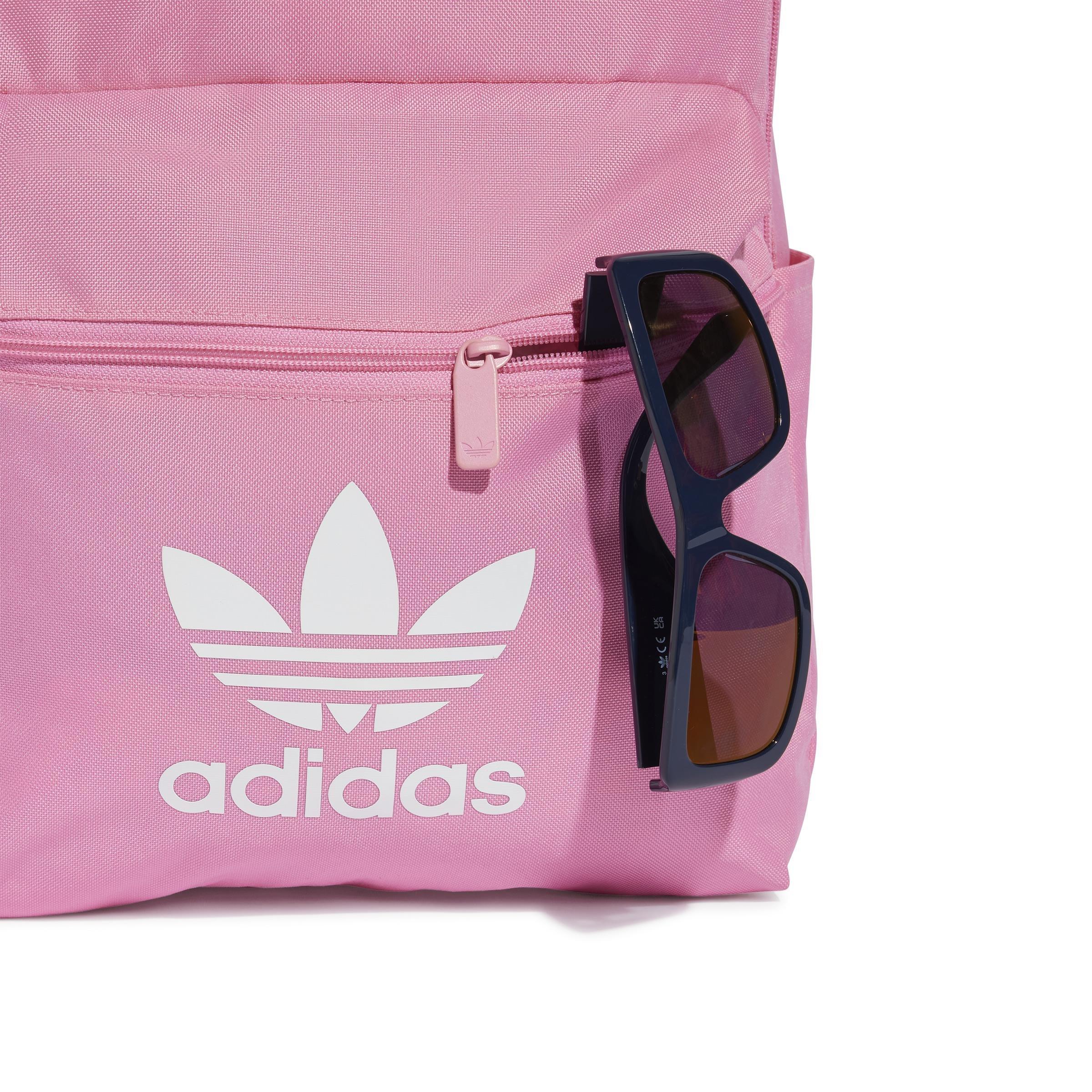 Unisex Adicolor Backpack, Pink, A701_ONE, large image number 4