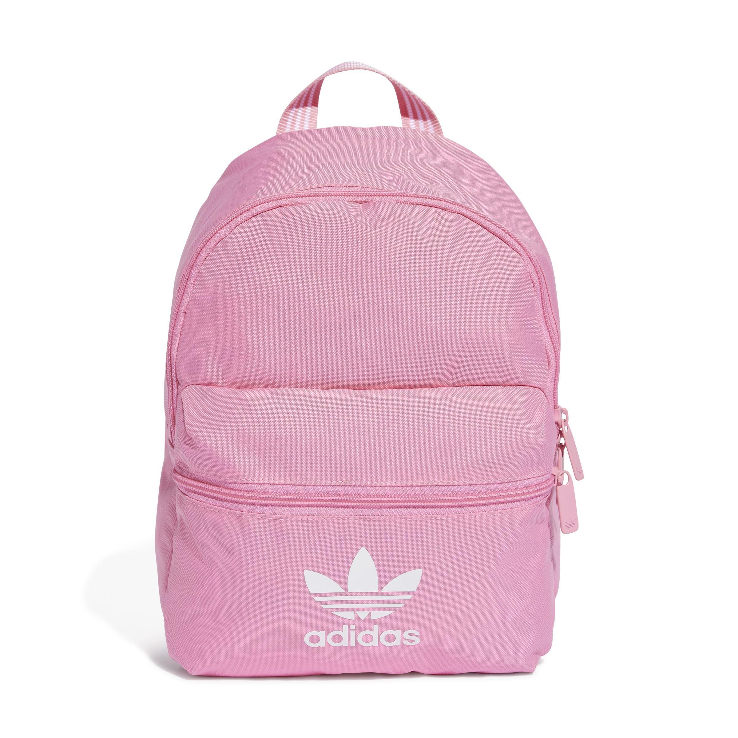 Unisex Small Adicolor Classic Backpack, Pink, A701_ONE, large image number 0