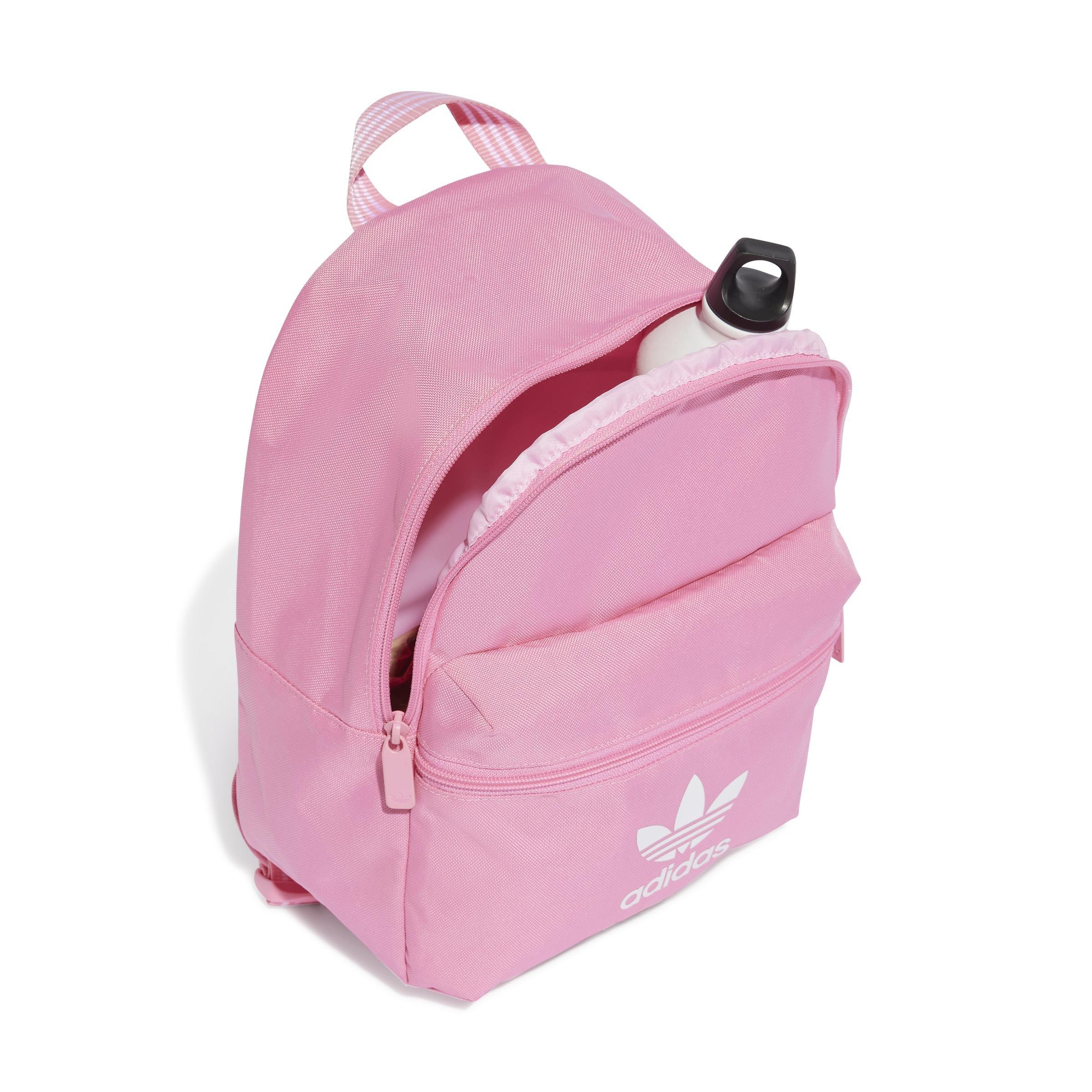 Unisex Small Adicolor Classic Backpack, Pink, A701_ONE, large image number 1