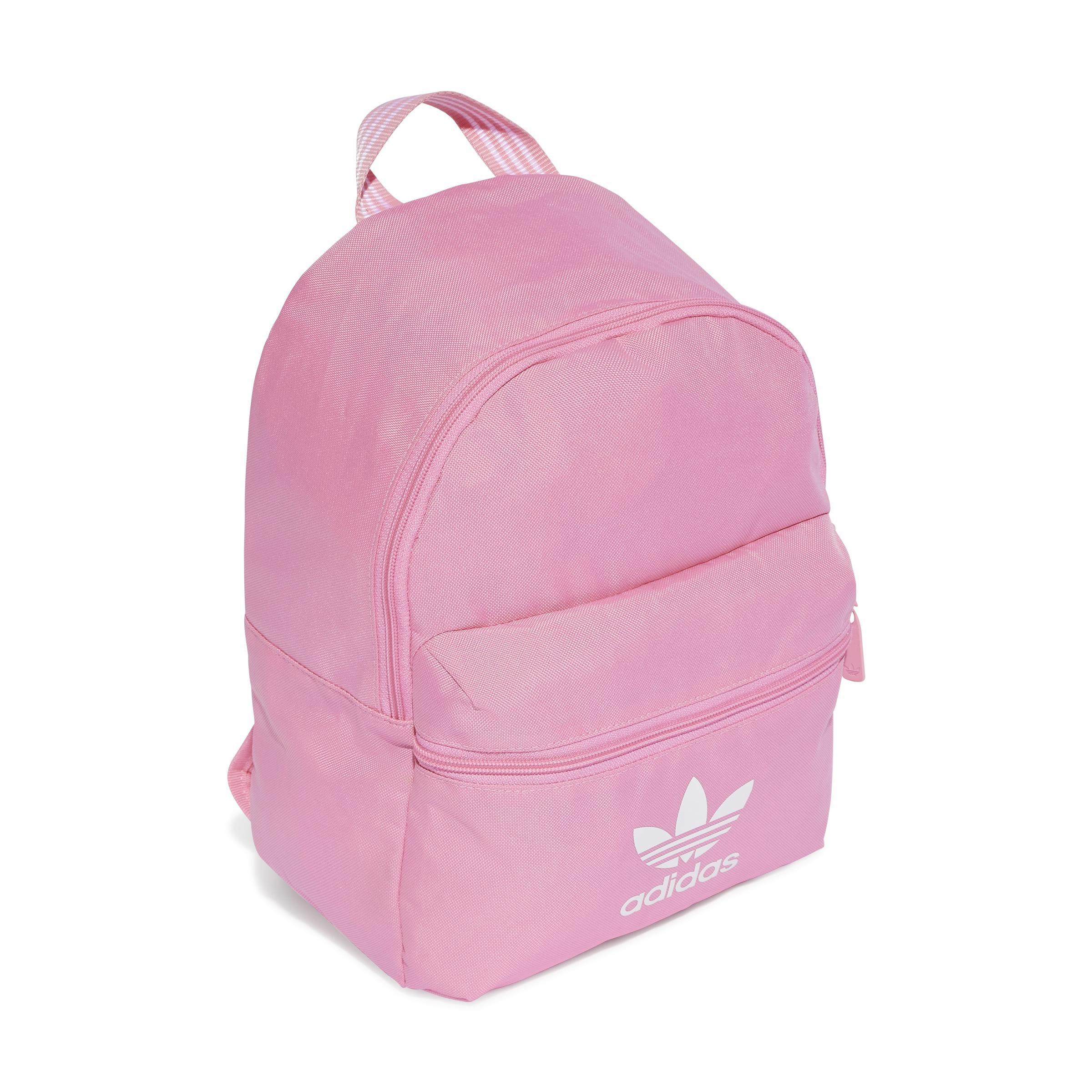 Unisex Small Adicolor Classic Backpack, Pink, A701_ONE, large image number 2