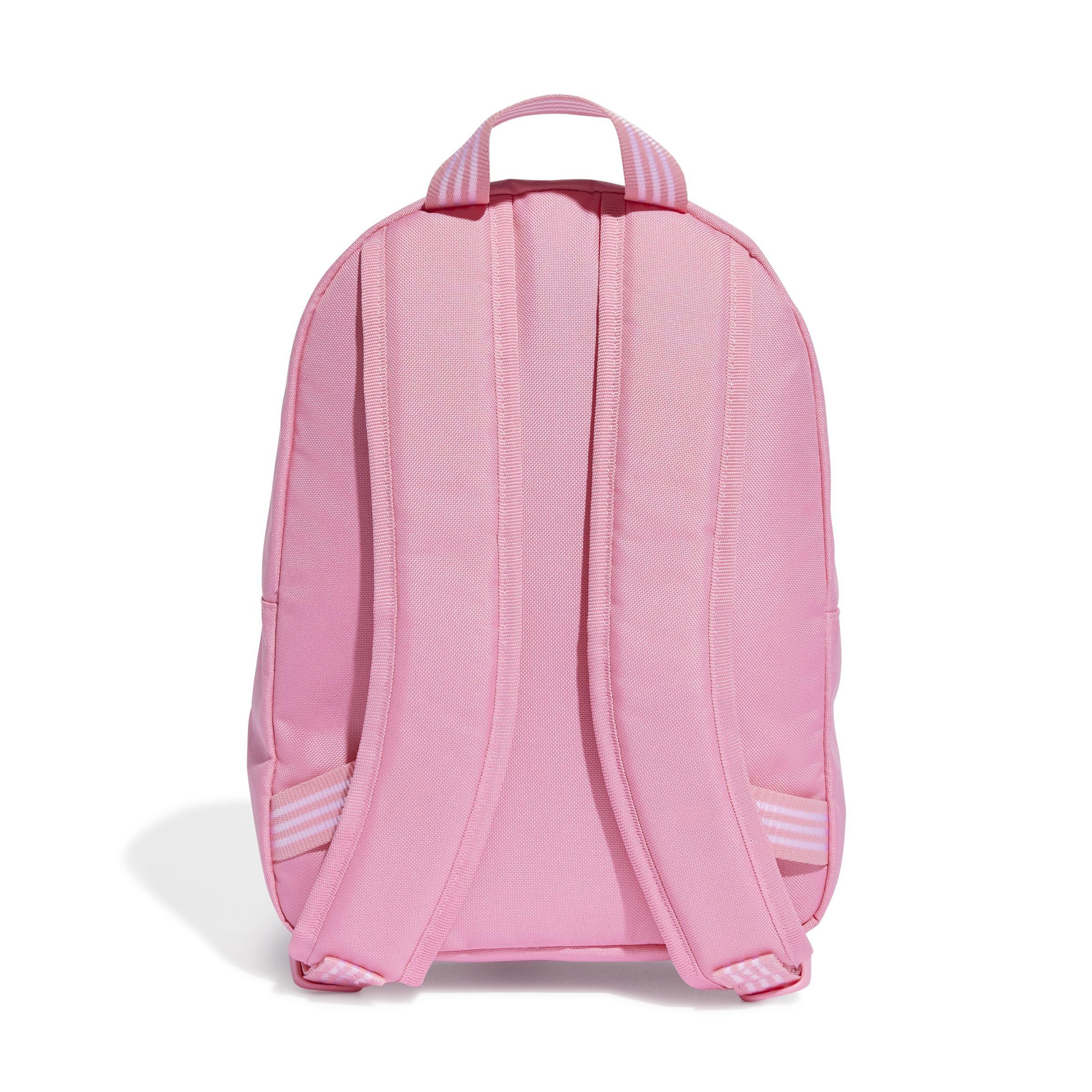 Unisex Small Adicolor Classic Backpack, Pink, A701_ONE, large image number 3