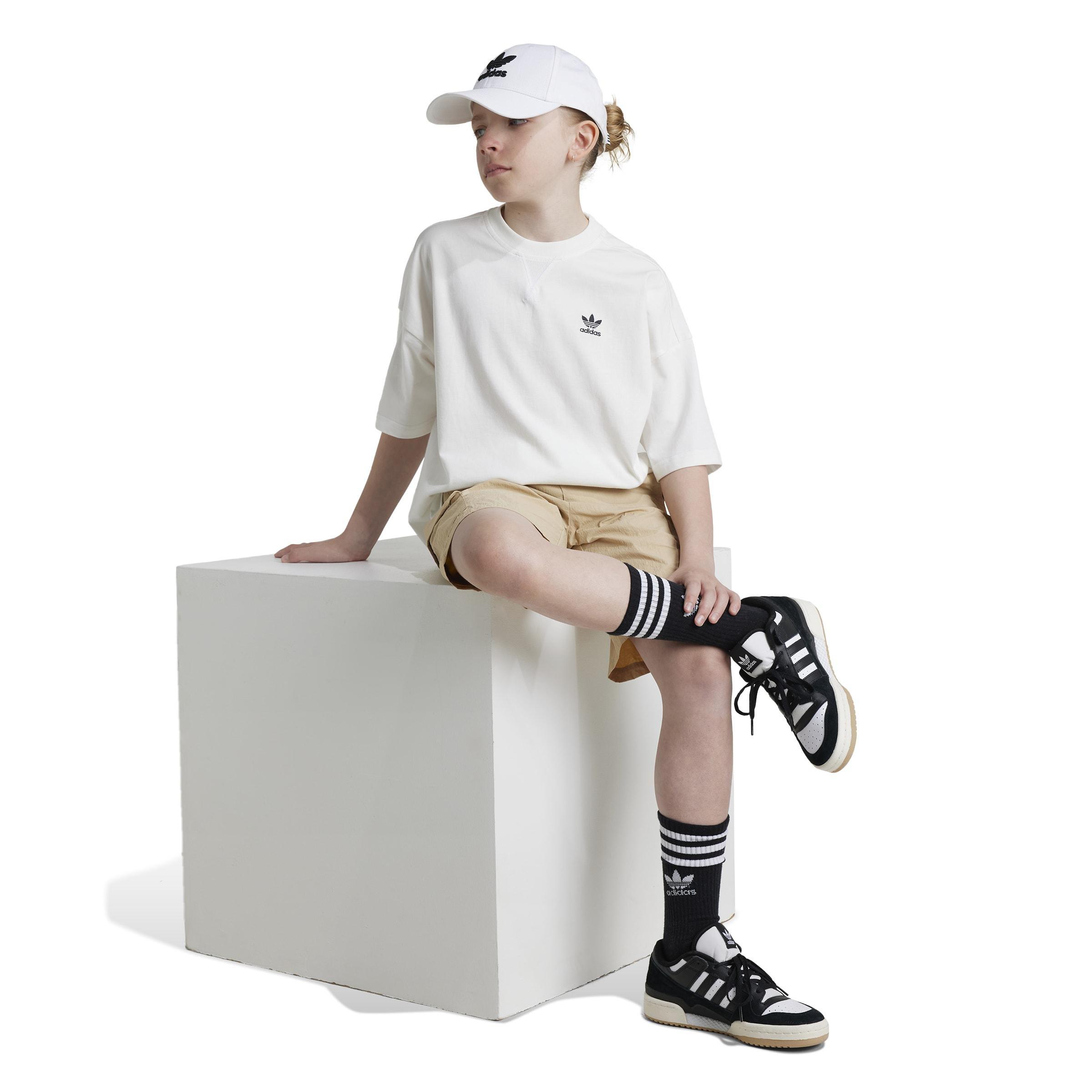 Kids Unisex T-Shirt, White, A701_ONE, large image number 5