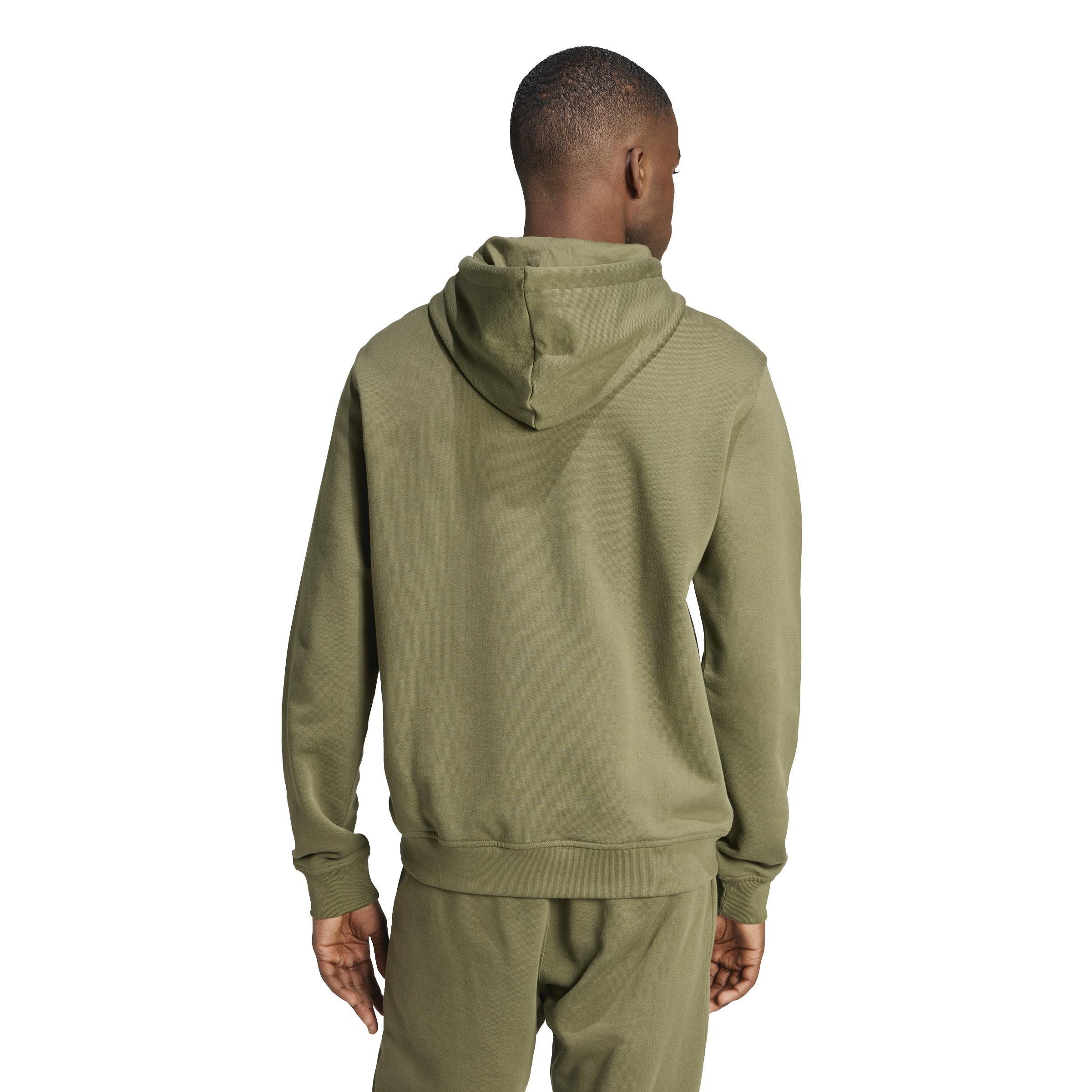 Trefoil Essentials Hoodie, Green, A701_ONE, large image number 3