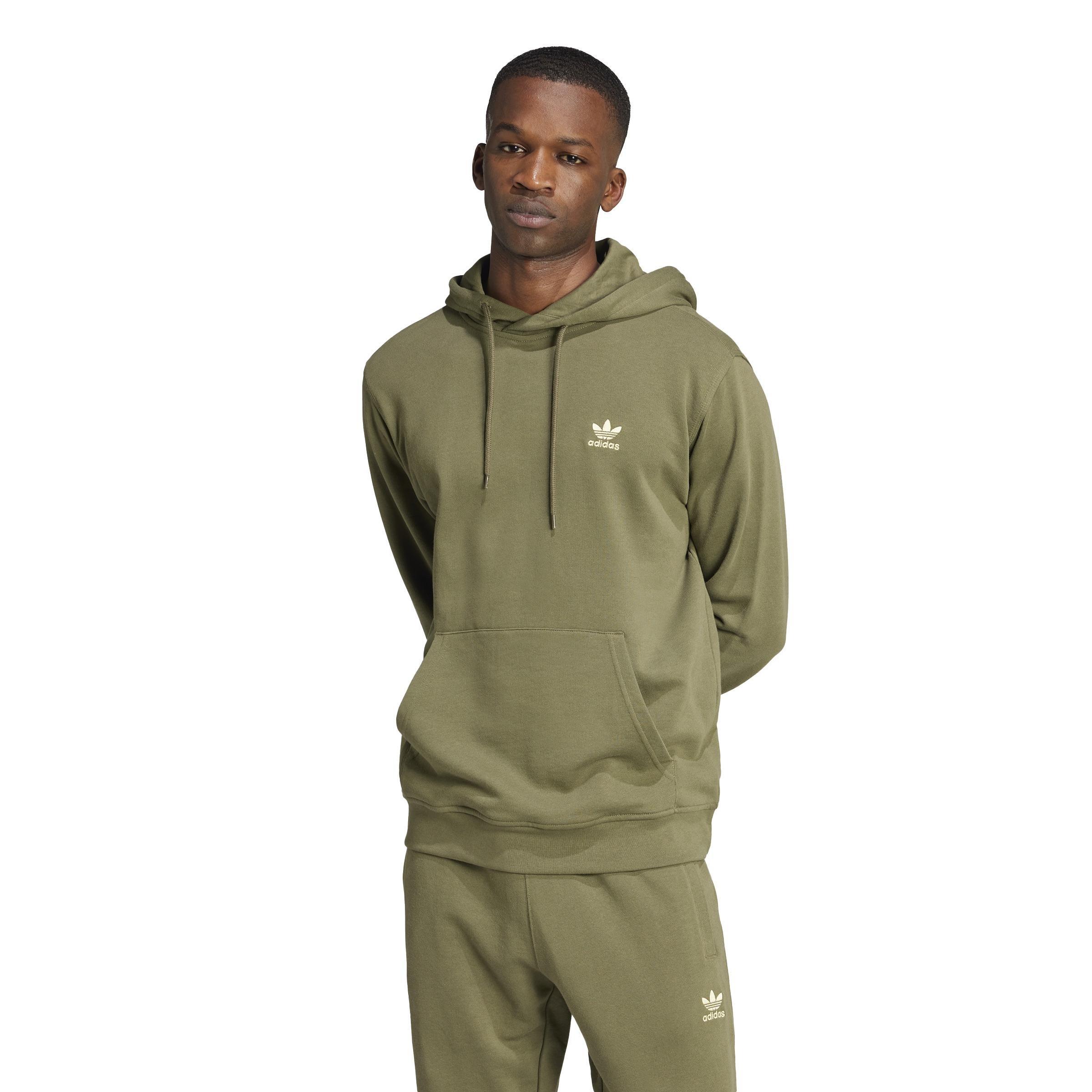 Trefoil Essentials Hoodie, Green, A701_ONE, large image number 11