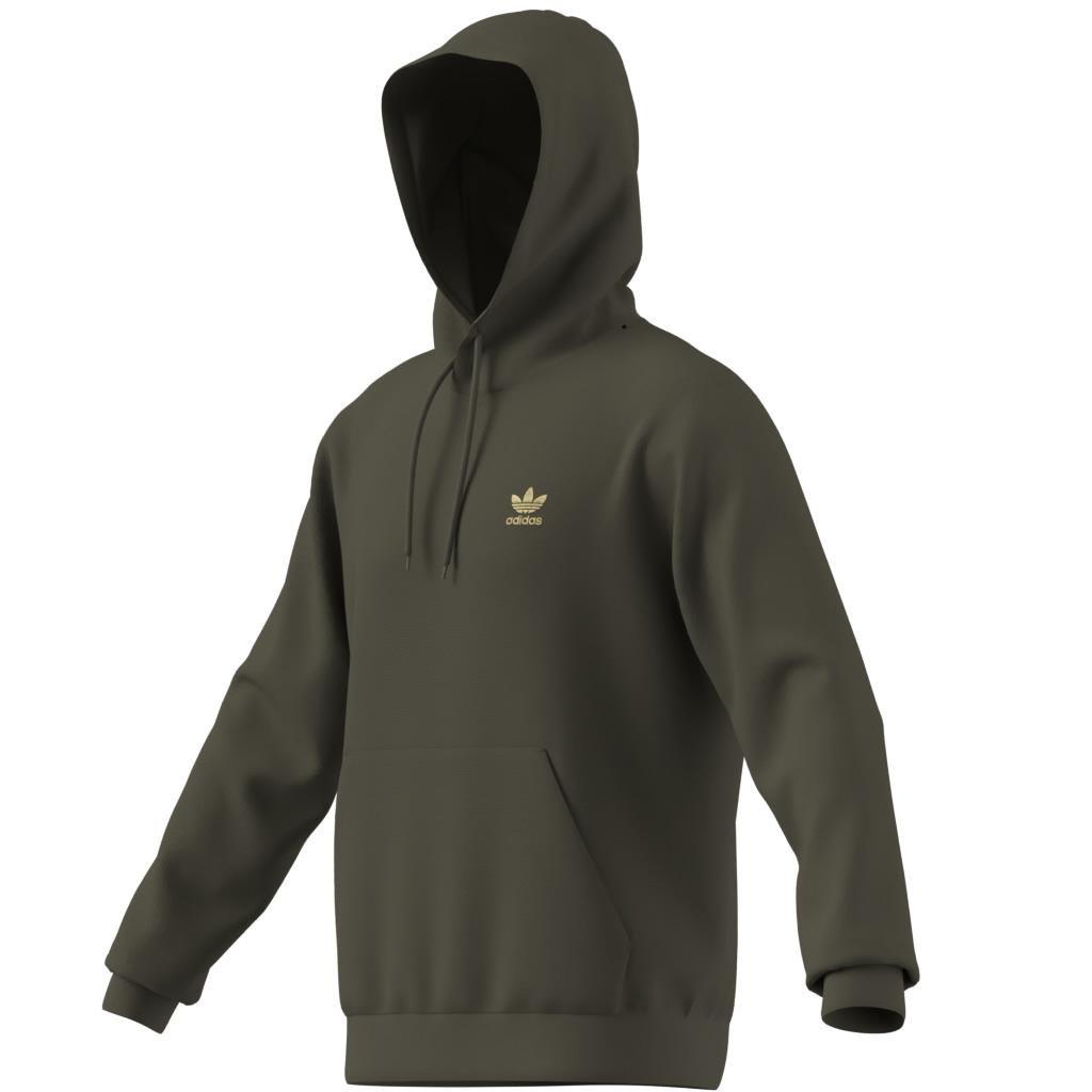 Trefoil Essentials Hoodie, Green, A701_ONE, large image number 12