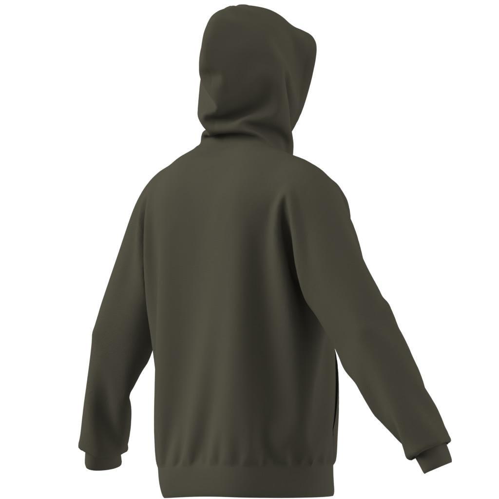 Trefoil Essentials Hoodie, Green, A701_ONE, large image number 14