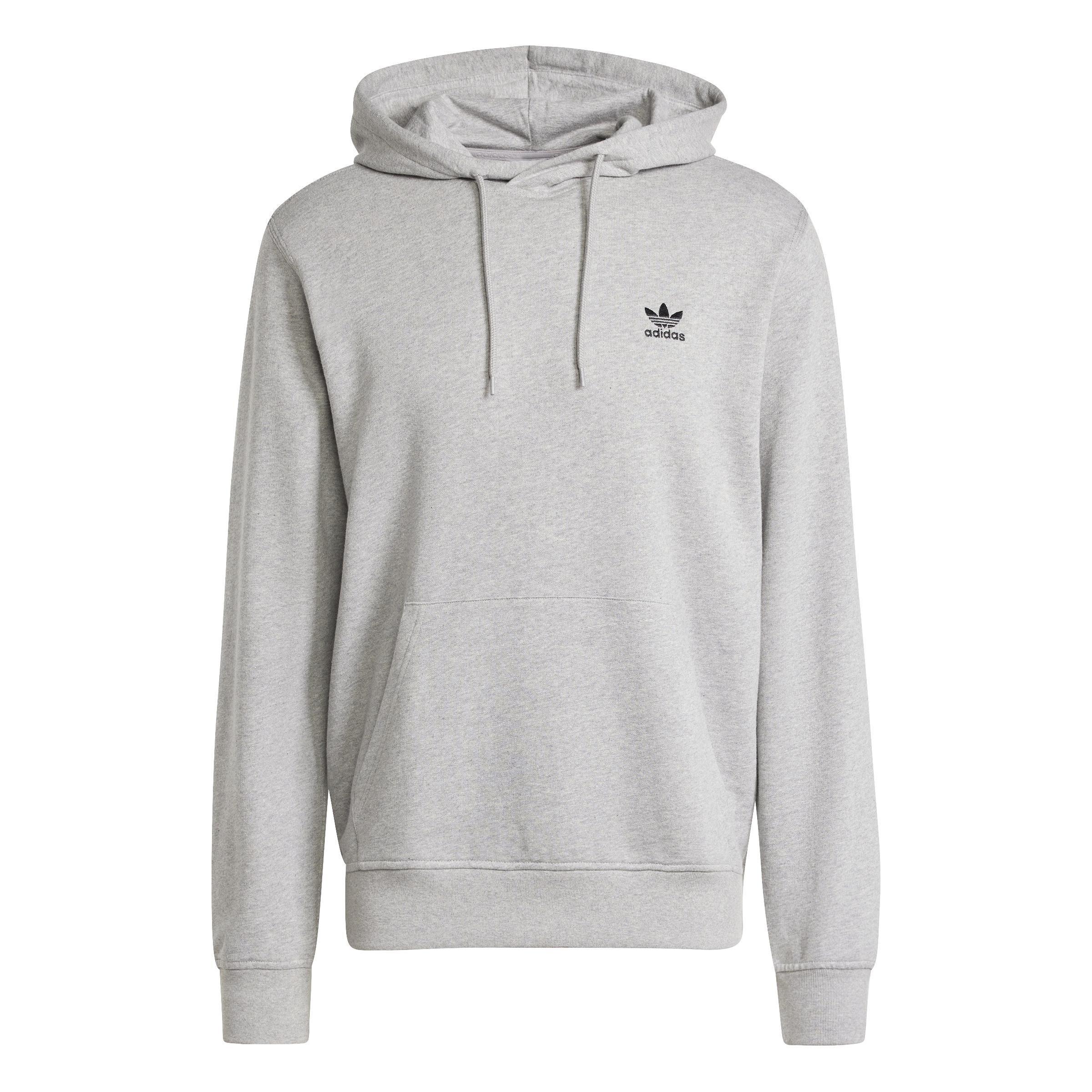 Trefoil Essentials Hoodie, Grey, A701_ONE, large image number 1