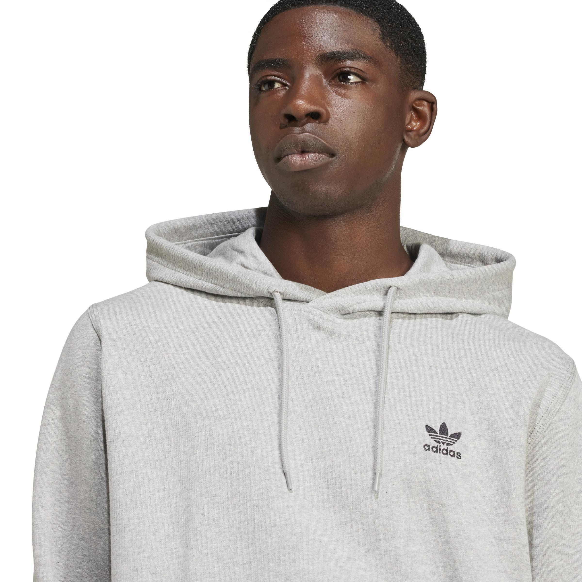 Trefoil Essentials Hoodie, Grey, A701_ONE, large image number 4