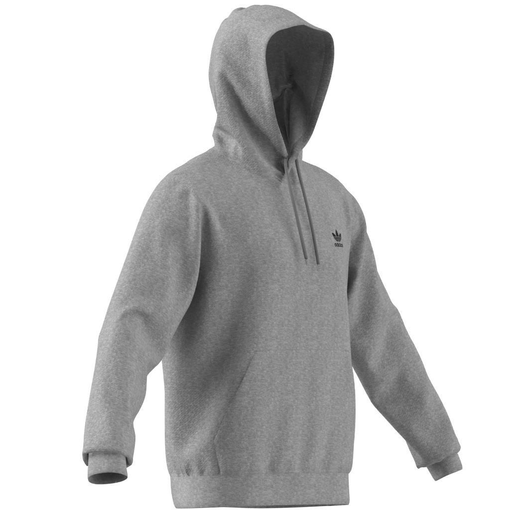 Trefoil Essentials Hoodie, Grey, A701_ONE, large image number 12