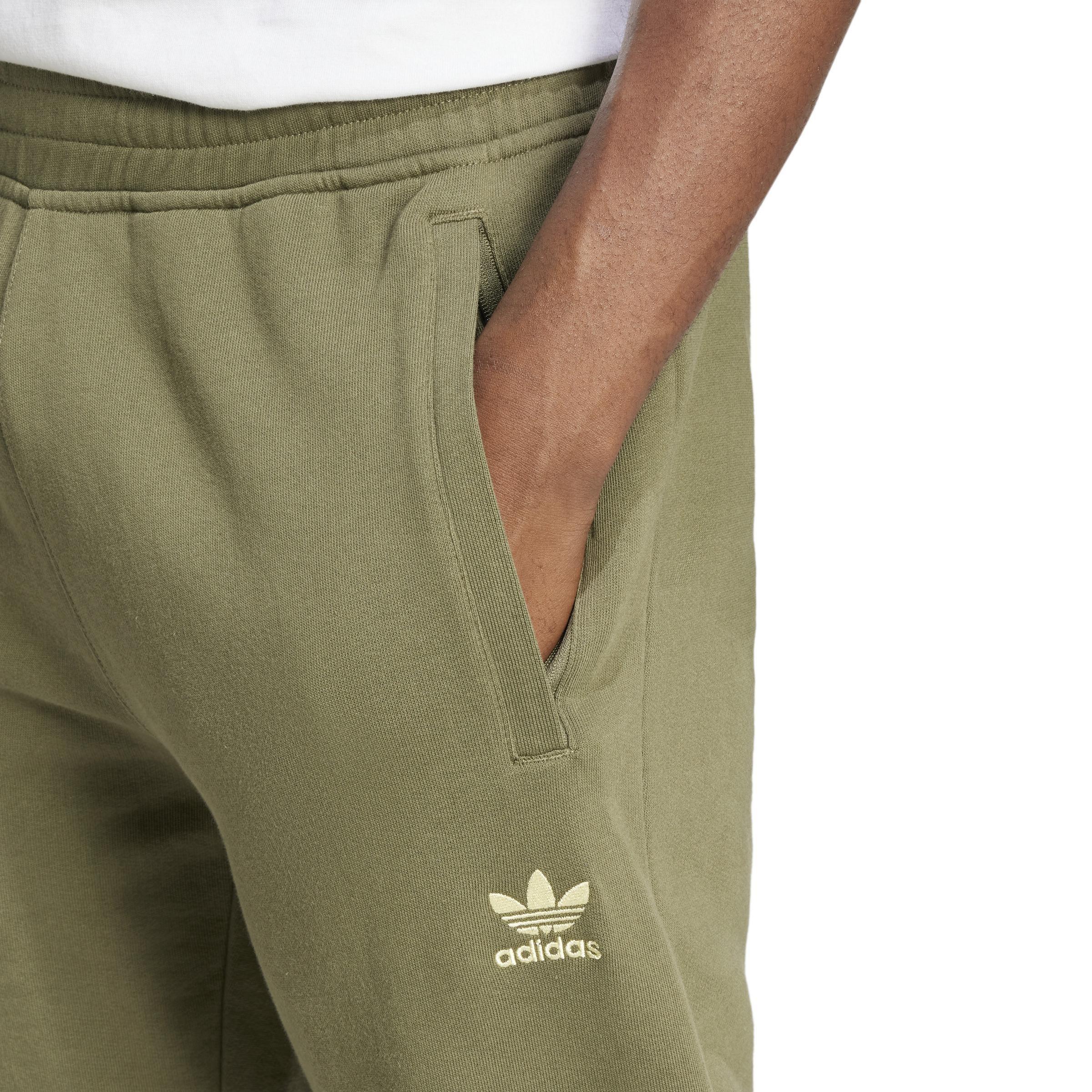 Men Trefoil Essentials Joggers, Green, A701_ONE, large image number 3