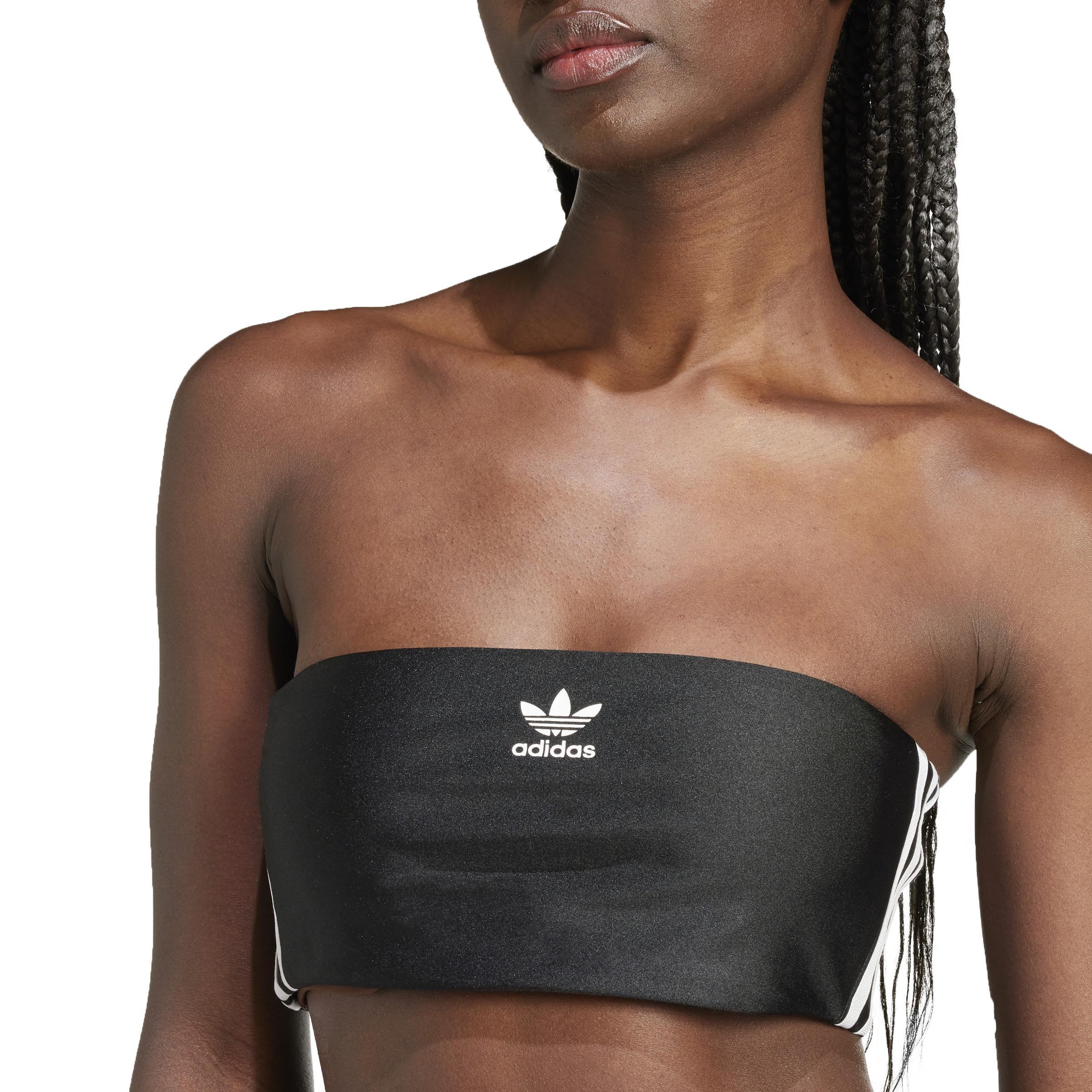 3-Stripes Tube Long-Sleeve Top, Black, , large image number 4