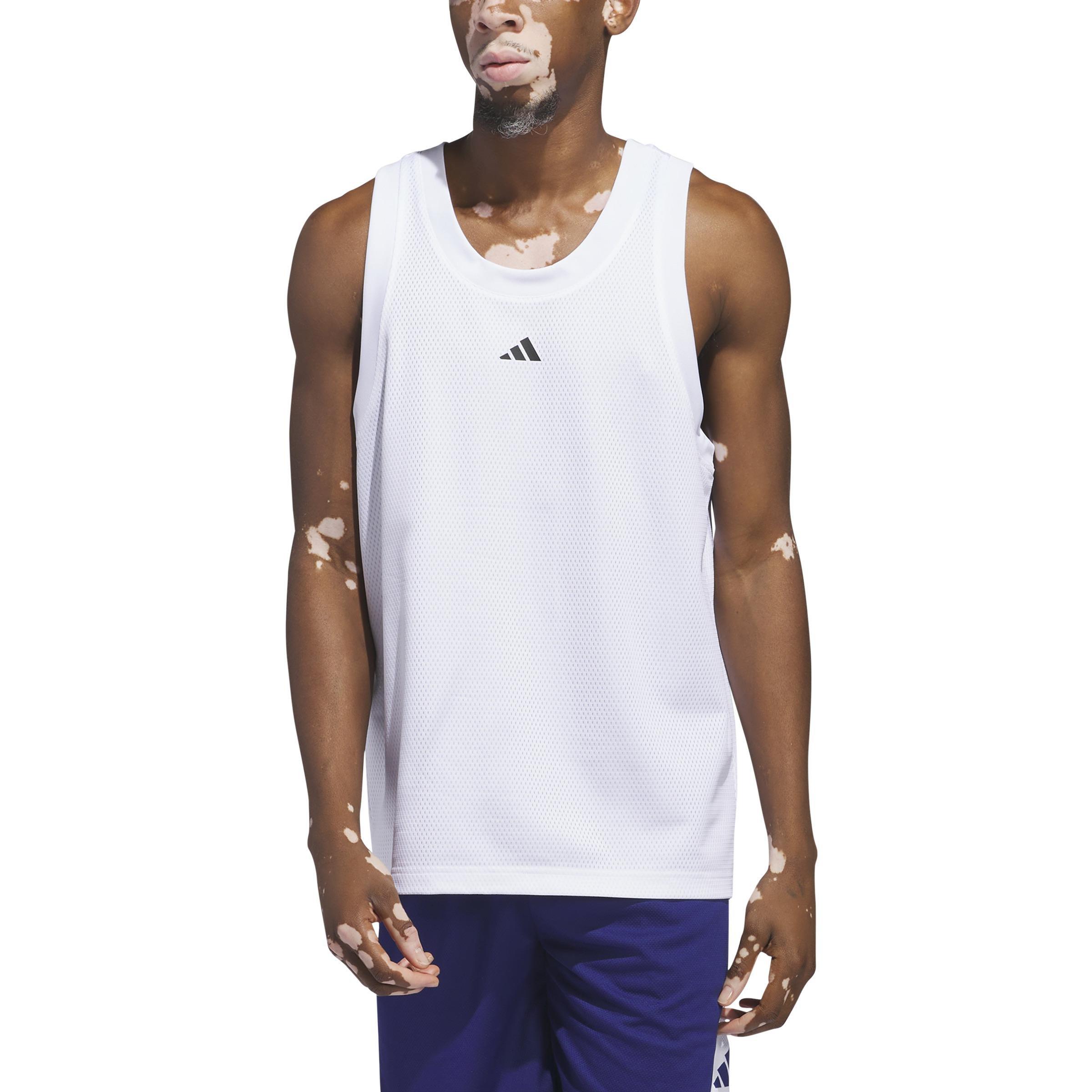 Men Basketball Legends Tank Top, White, A701_ONE, large image number 1