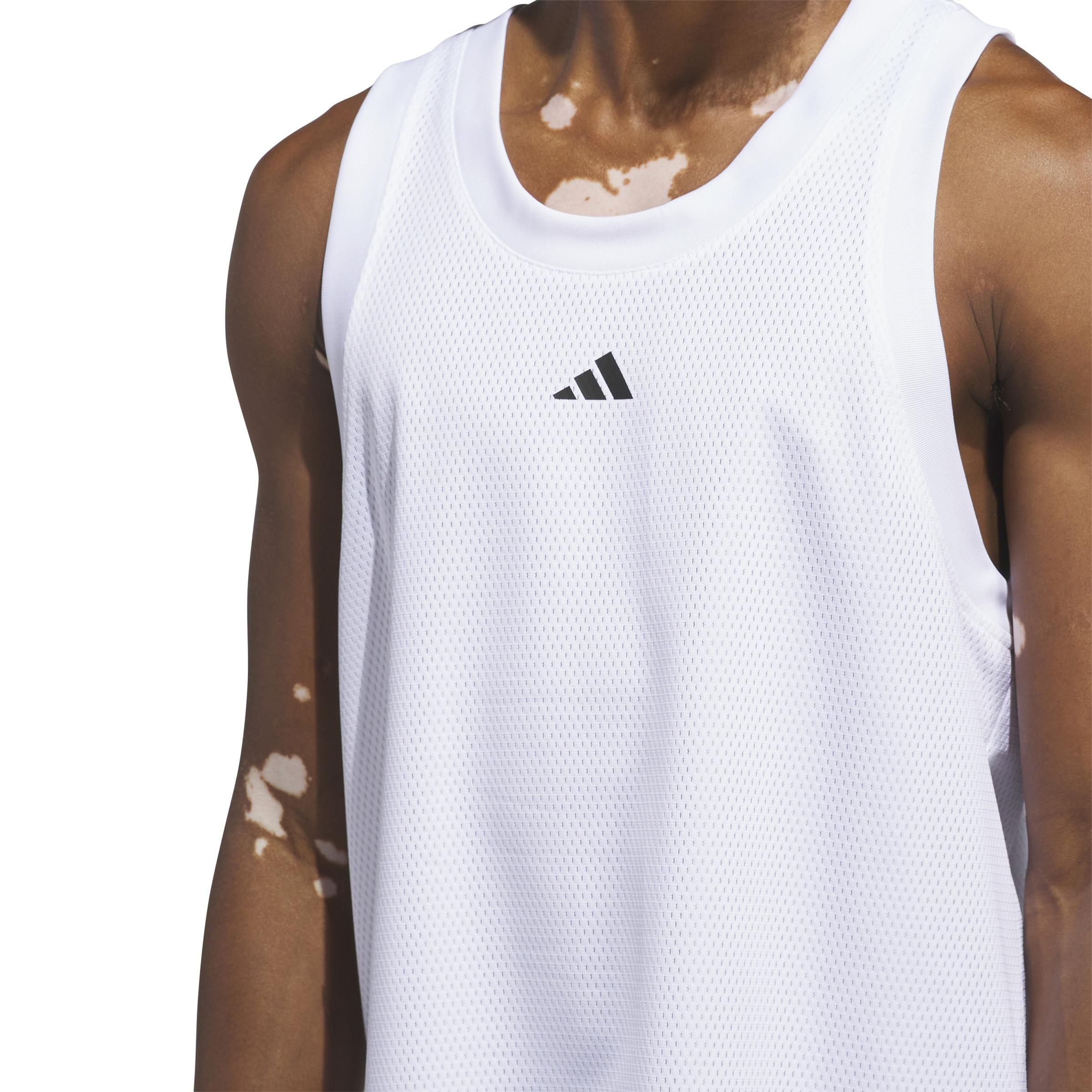 Men Basketball Legends Tank Top, White, A701_ONE, large image number 5