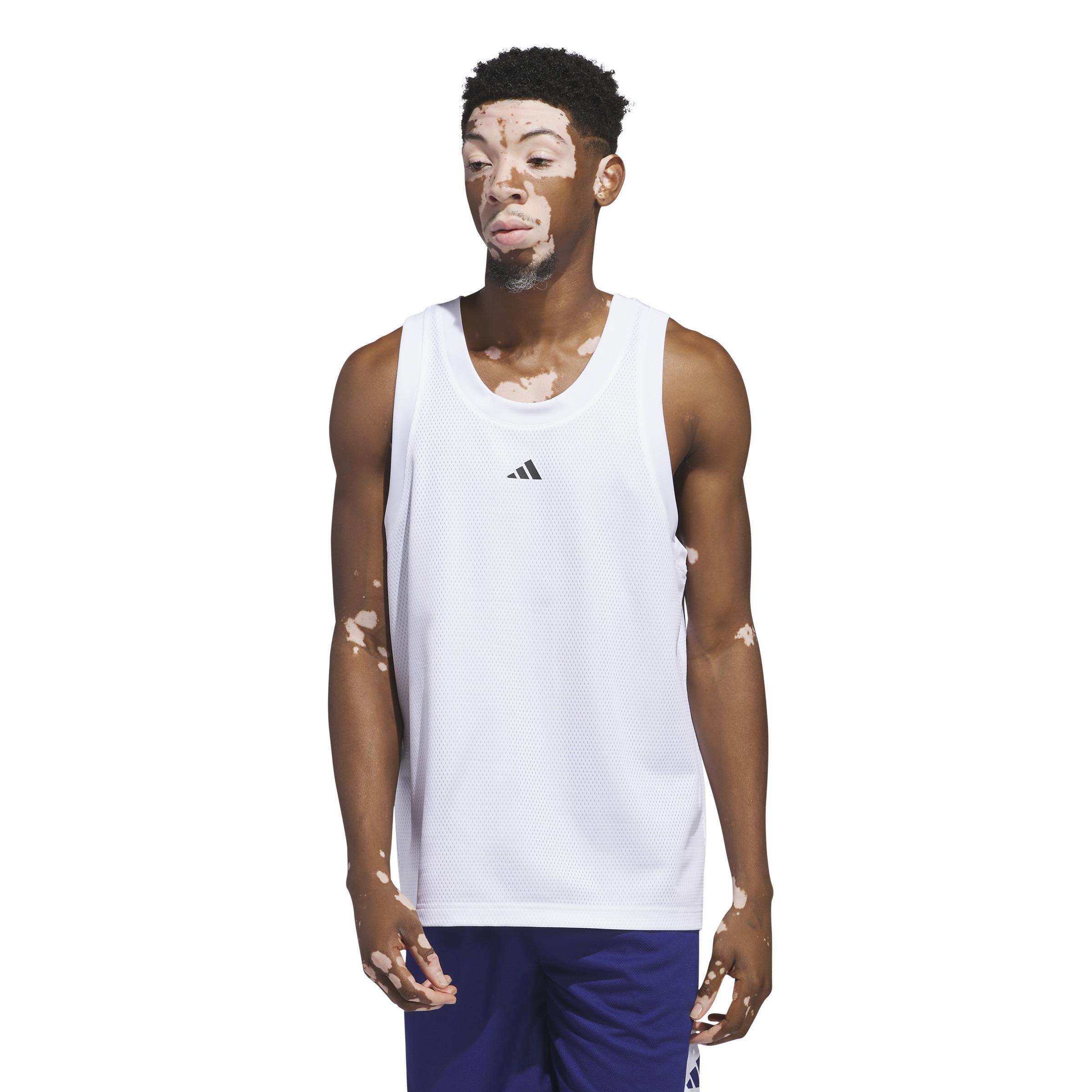 Men Basketball Legends Tank Top, White, A701_ONE, large image number 11