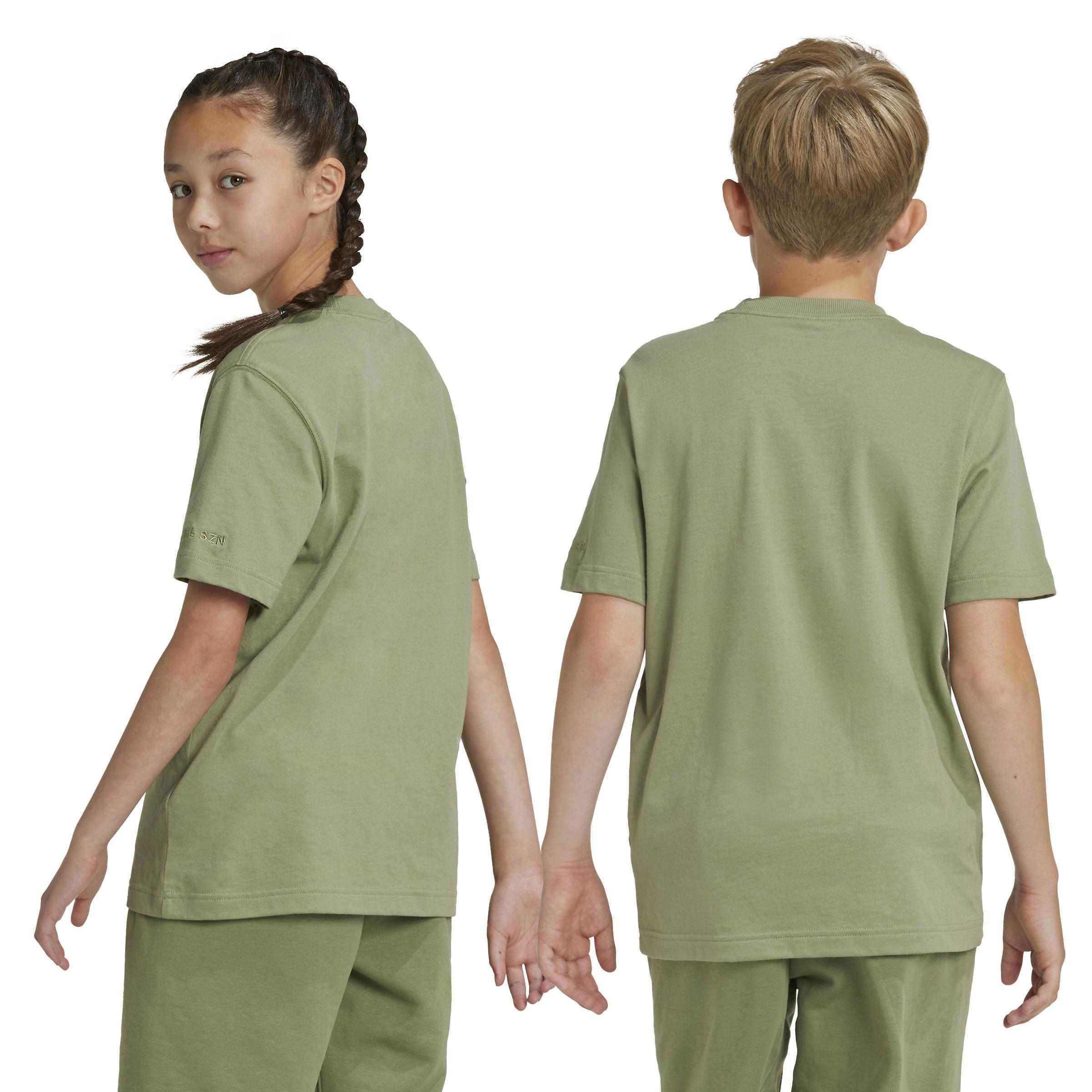 Kids Unisex All Szn T-Shirt, Green, A701_ONE, large image number 1