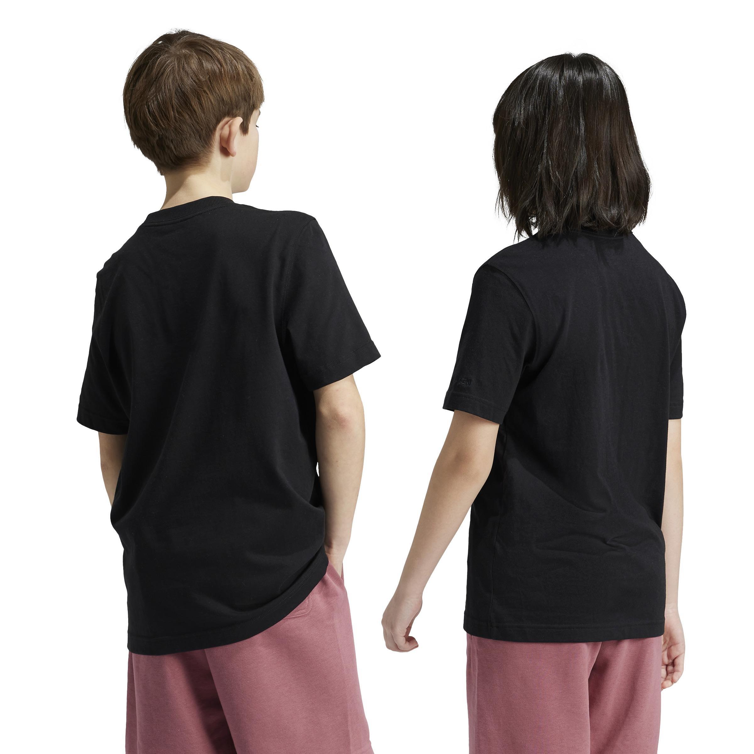 Kids Unisex All Szn T-Shirt, Black, A701_ONE, large image number 2