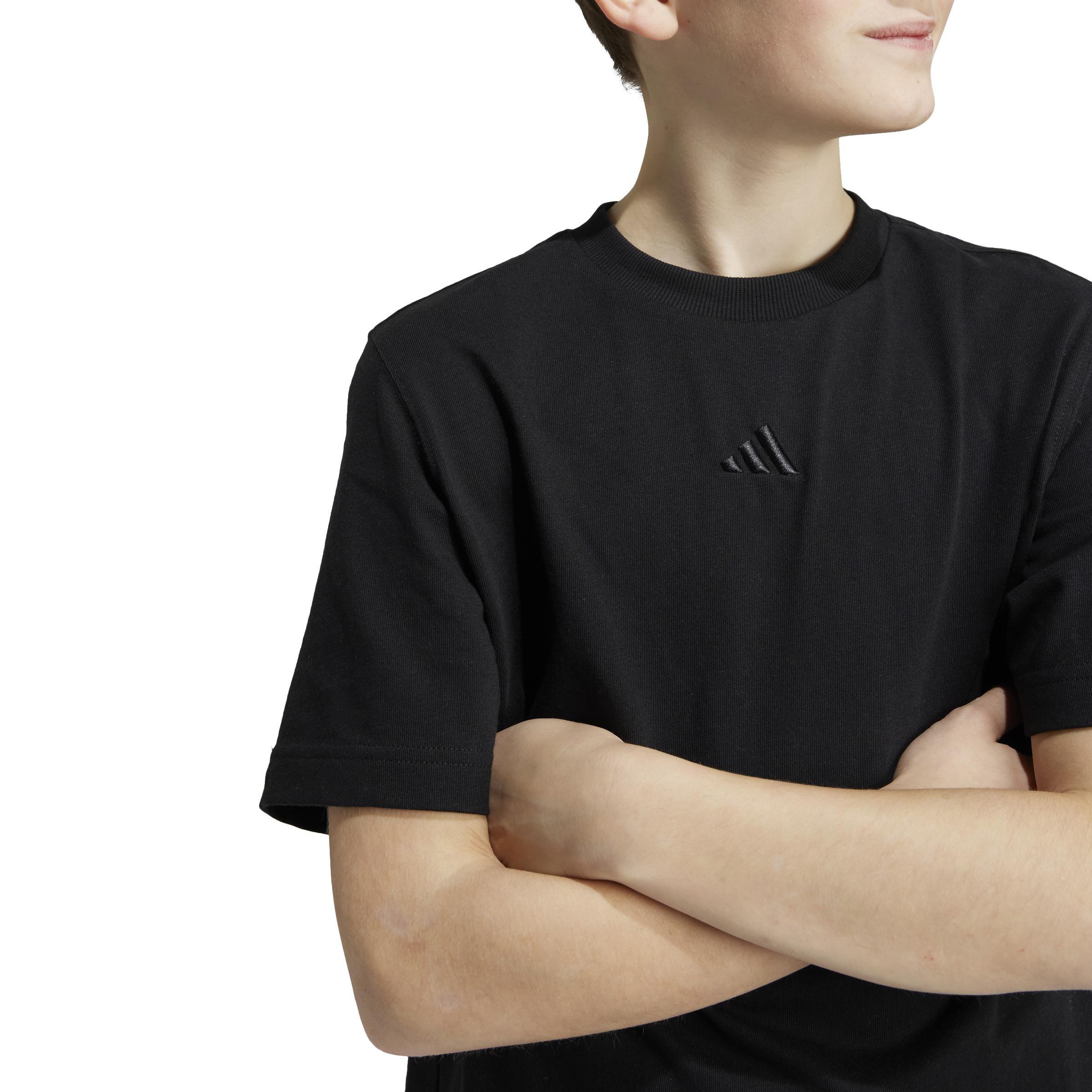 Kids Unisex All Szn T-Shirt, Black, A701_ONE, large image number 3