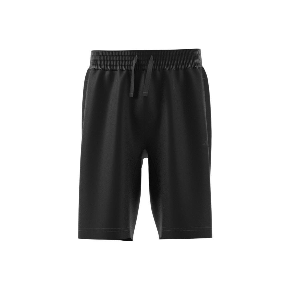 Kids Unisex All Szn Shorts, Black, A701_ONE, large image number 7