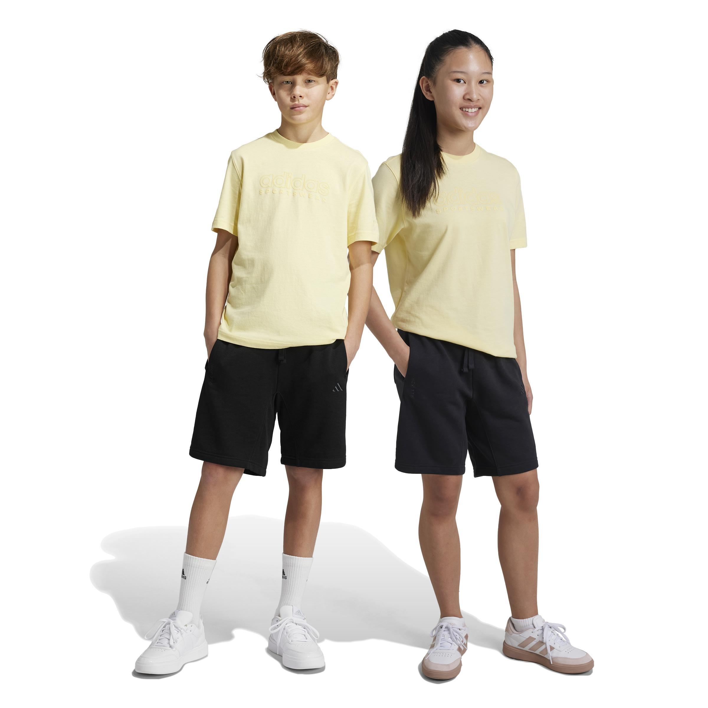 Kids Unisex All Szn Shorts, Black, A701_ONE, large image number 11