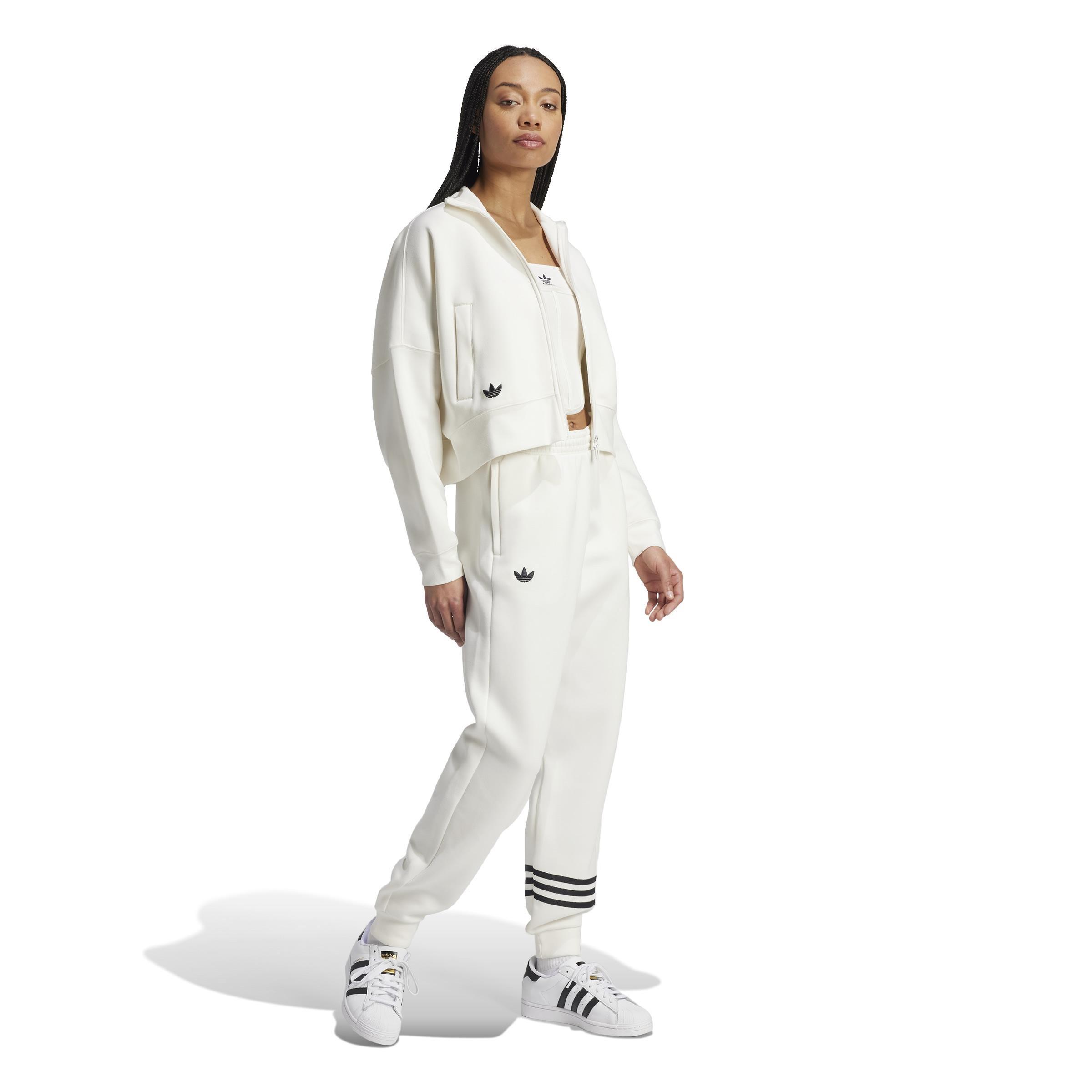 Neuclassics Sweat Tracksuit Bottoms, White, A701_ONE, large image number 5