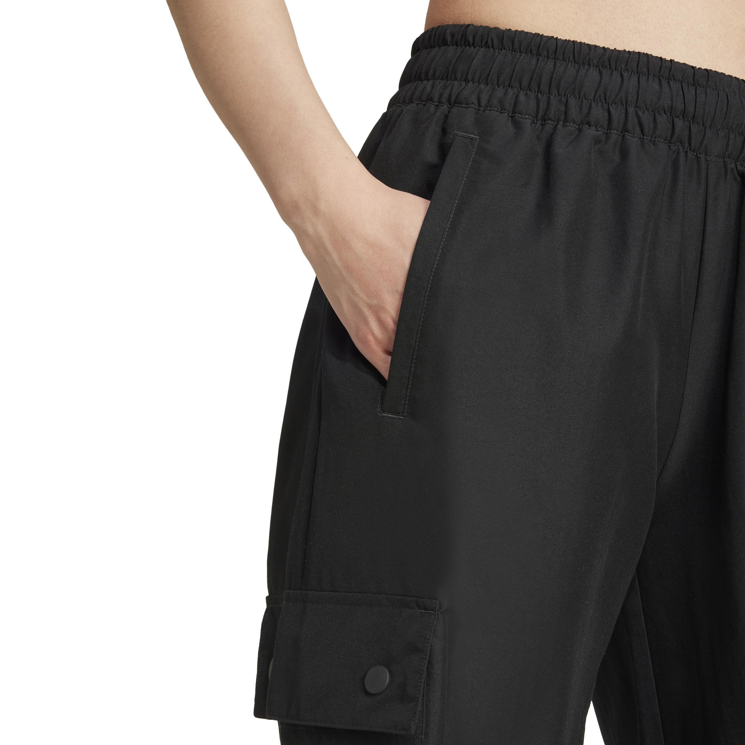 Essentials Woven Cargo Joggers, Black, , large image number 3