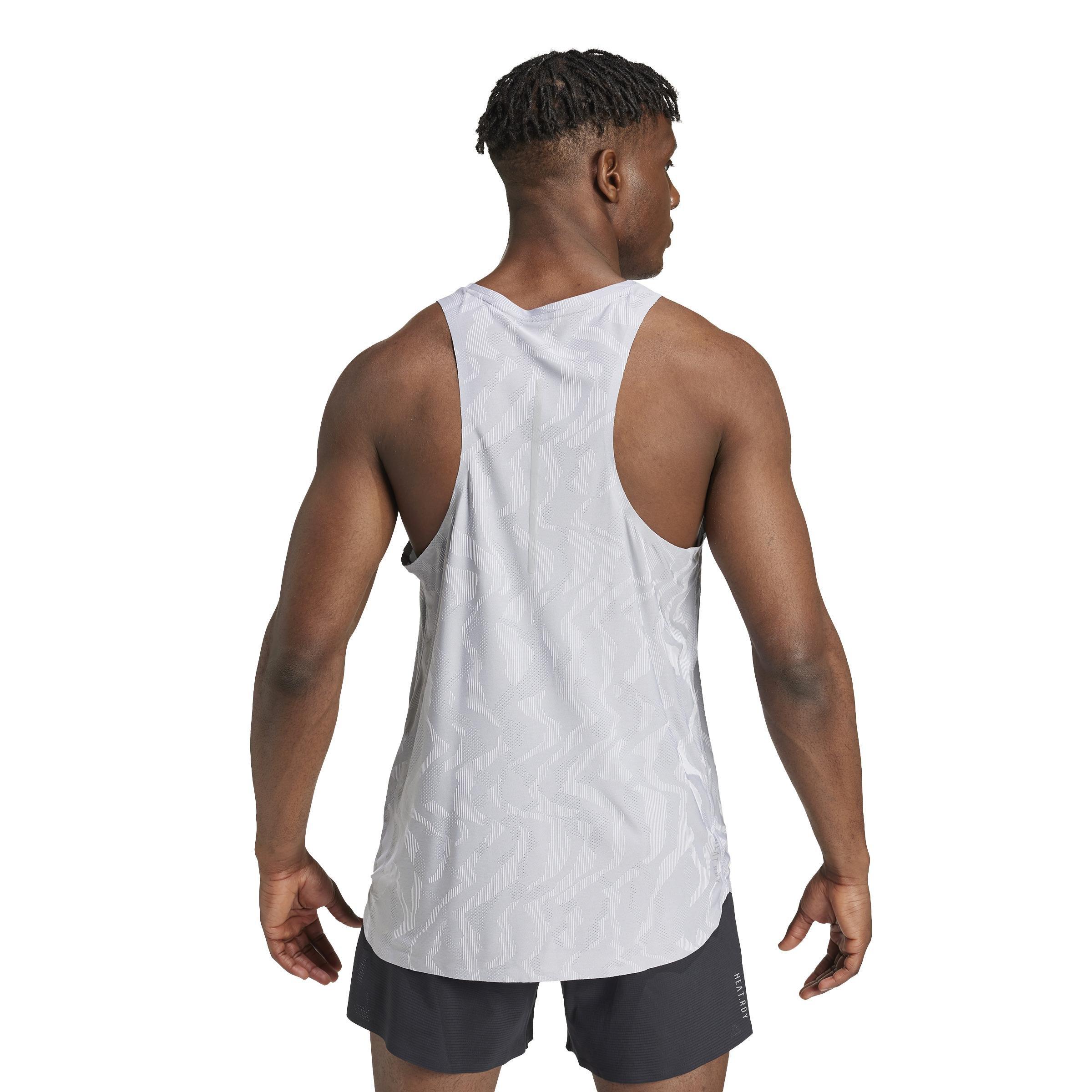 Ultimate Engineered Running Singlet, Grey, A701_ONE, large image number 3