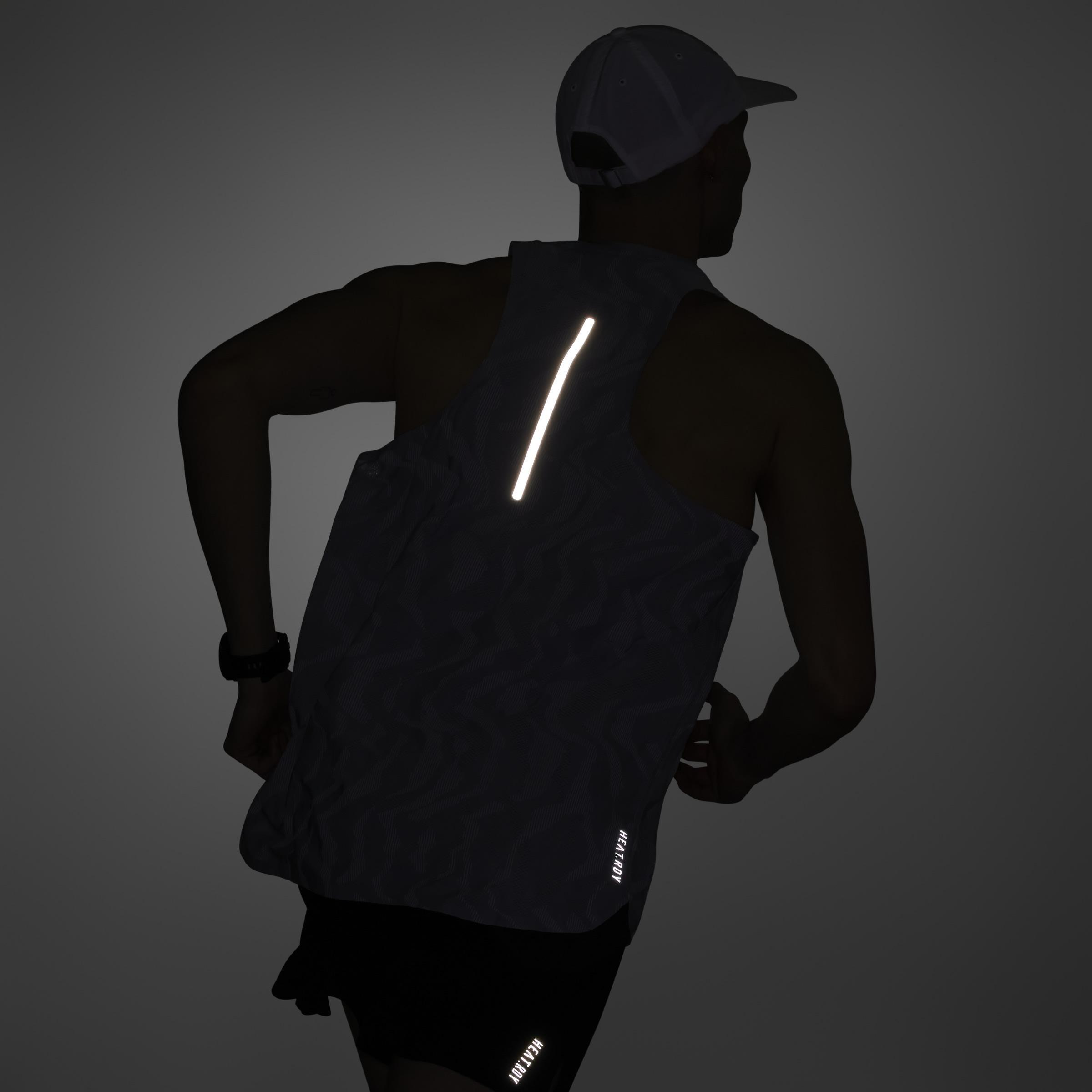 Ultimate Engineered Running Singlet, Grey, A701_ONE, large image number 8