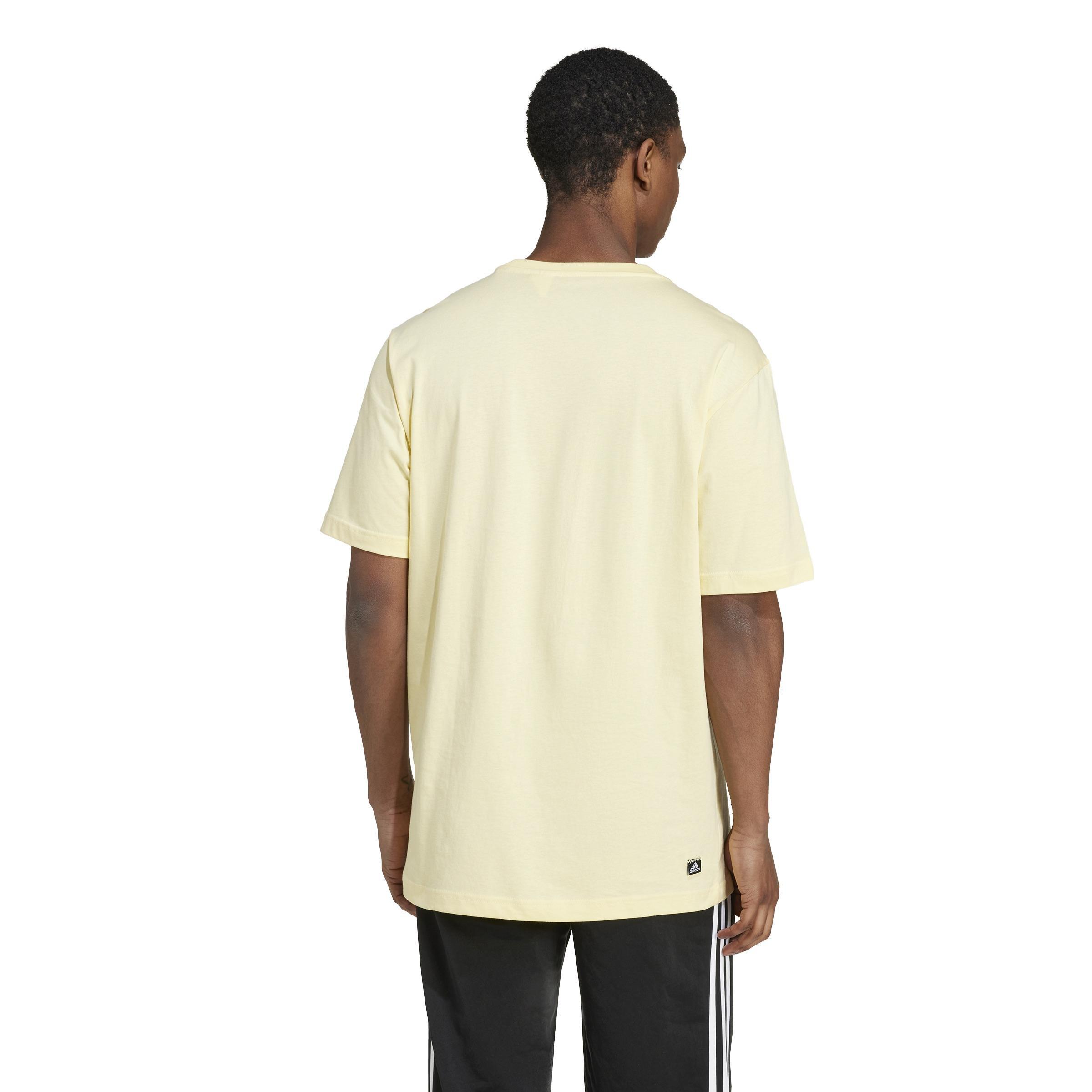 Remoji Pocket Graphic T-Shirt, Yellow, A701_ONE, large image number 3