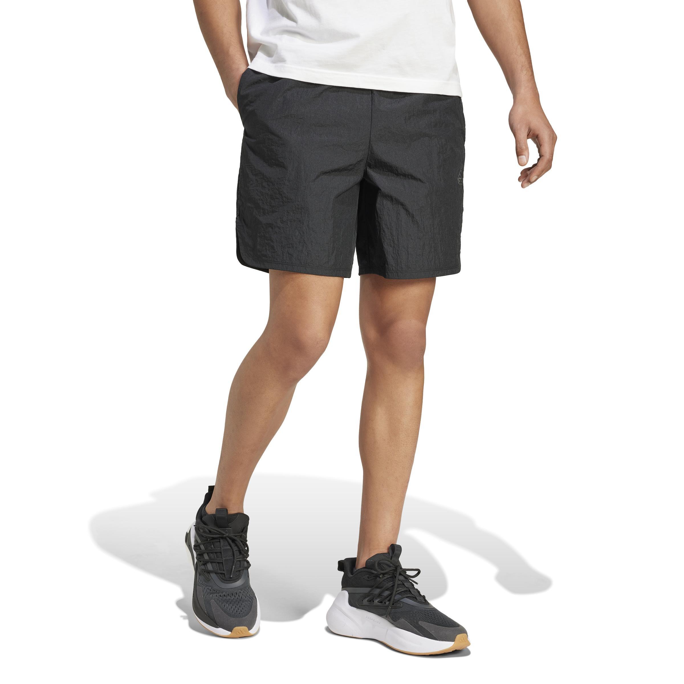 Men City Escape Woven Shorts, Black, A701_ONE, large image number 1