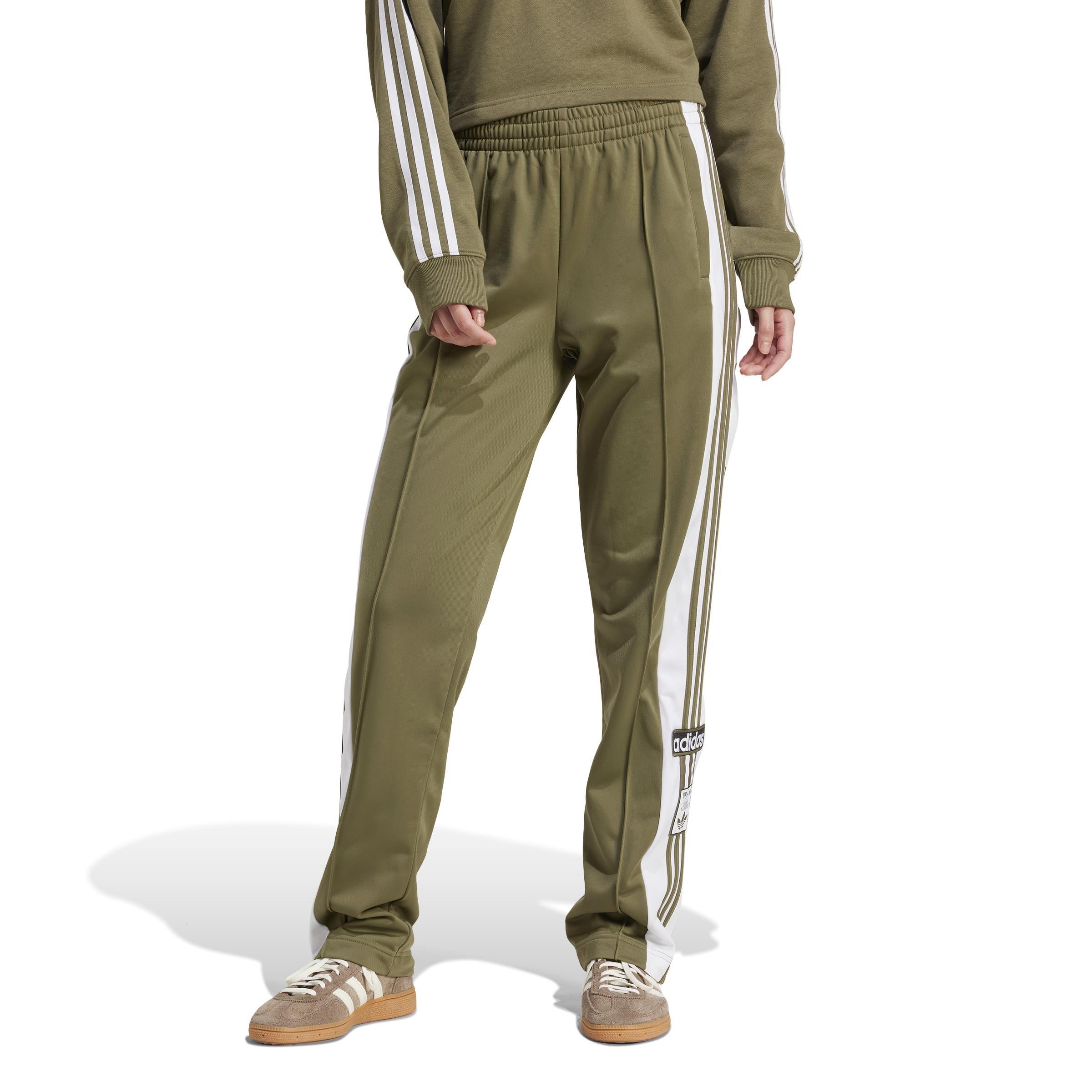 Women Adibreak Tracksuit Bottoms, Green, A701_ONE, large image number 0