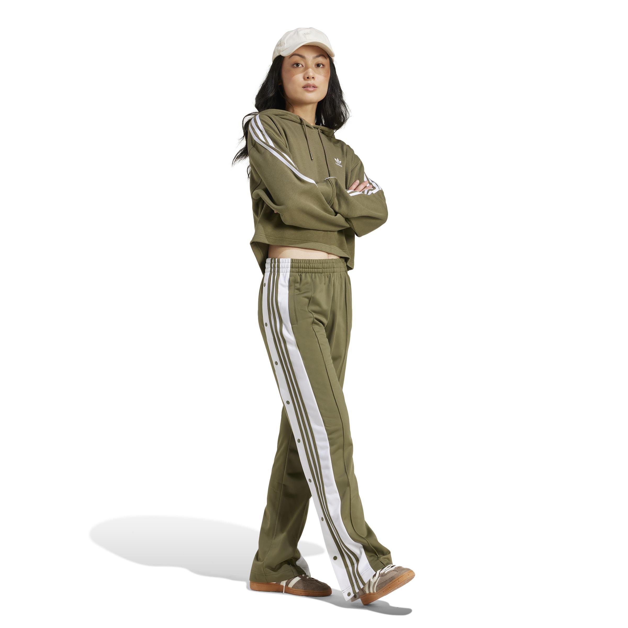 Women Adibreak Tracksuit Bottoms, Green, A701_ONE, large image number 1