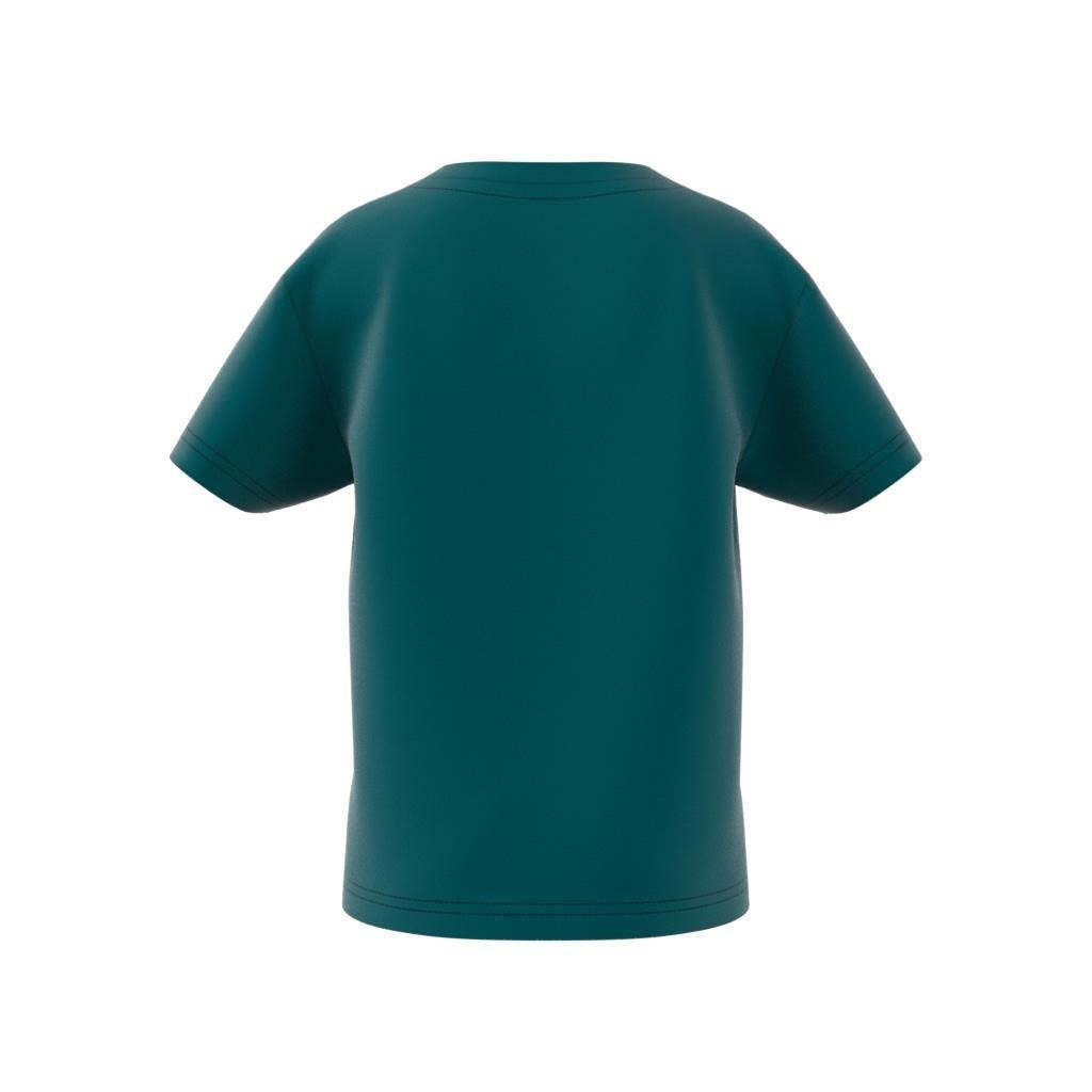 Kids Unisex Adicolor Trefoil T-Shirt Kids, Turquoise, A701_ONE, large image number 7