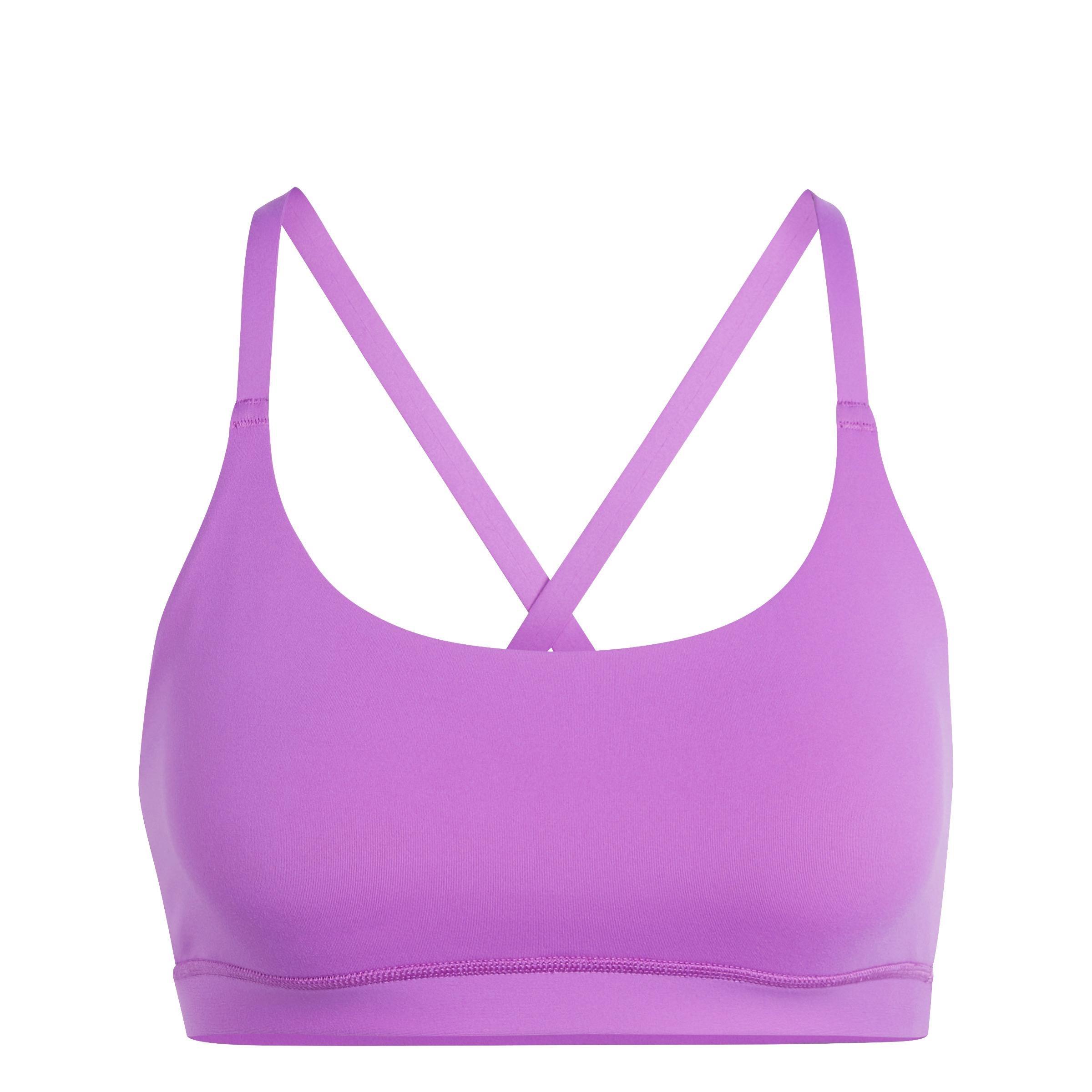 All Me Light Support Bra, Purple, A701_ONE, large image number 2