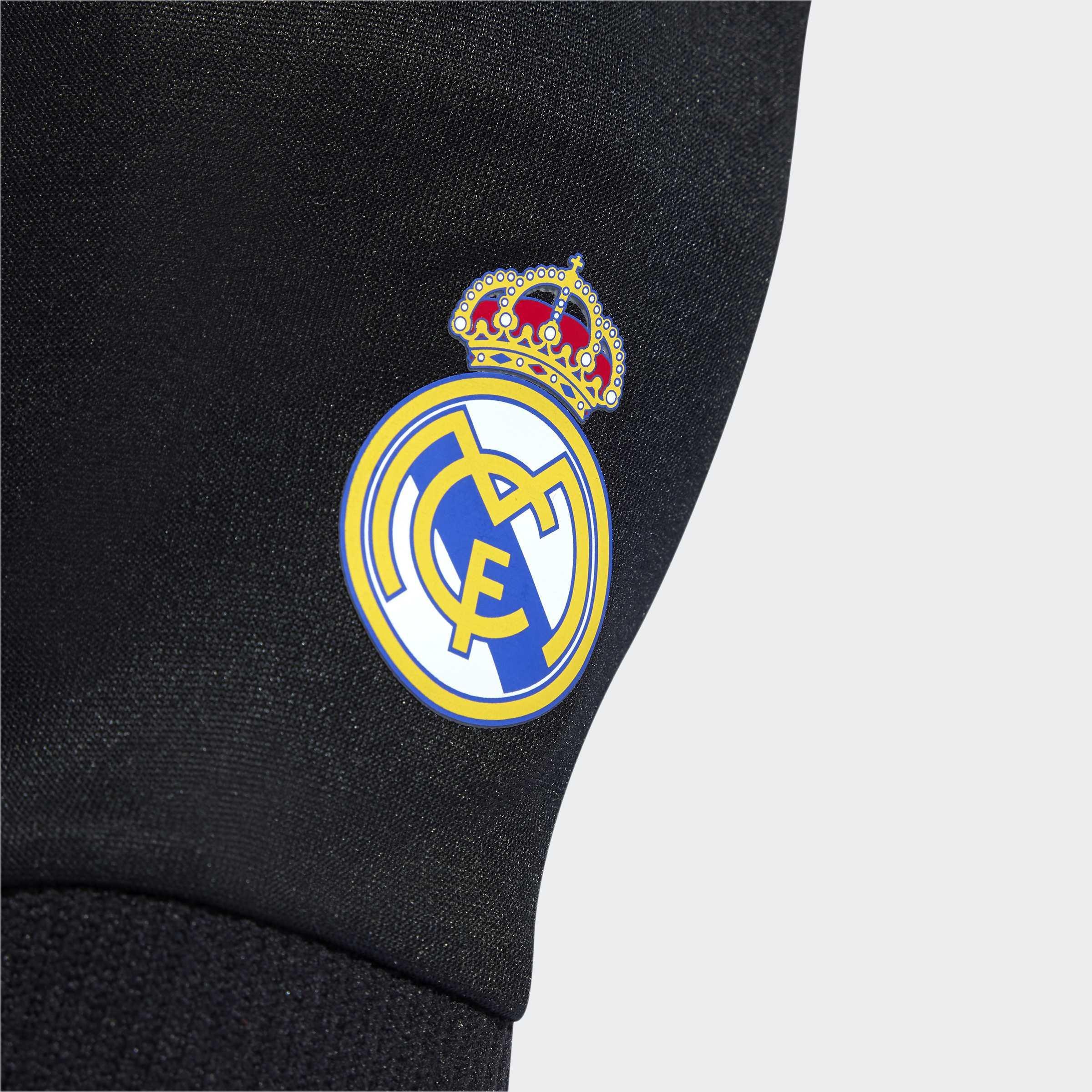 Unisex Real Madrid Home Fieldplayer Gloves, Black, A701_ONE, medium
