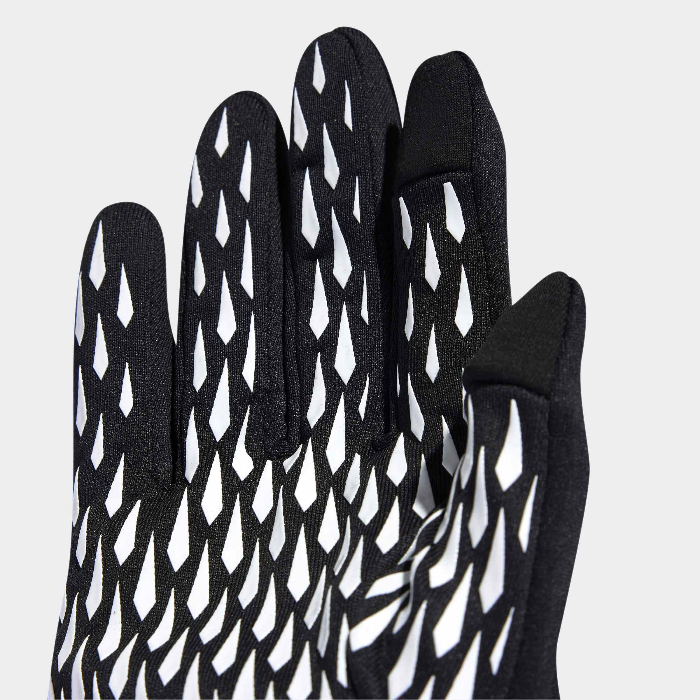 Unisex Real Madrid Home Fieldplayer Gloves, Black, A701_ONE, large image number 2