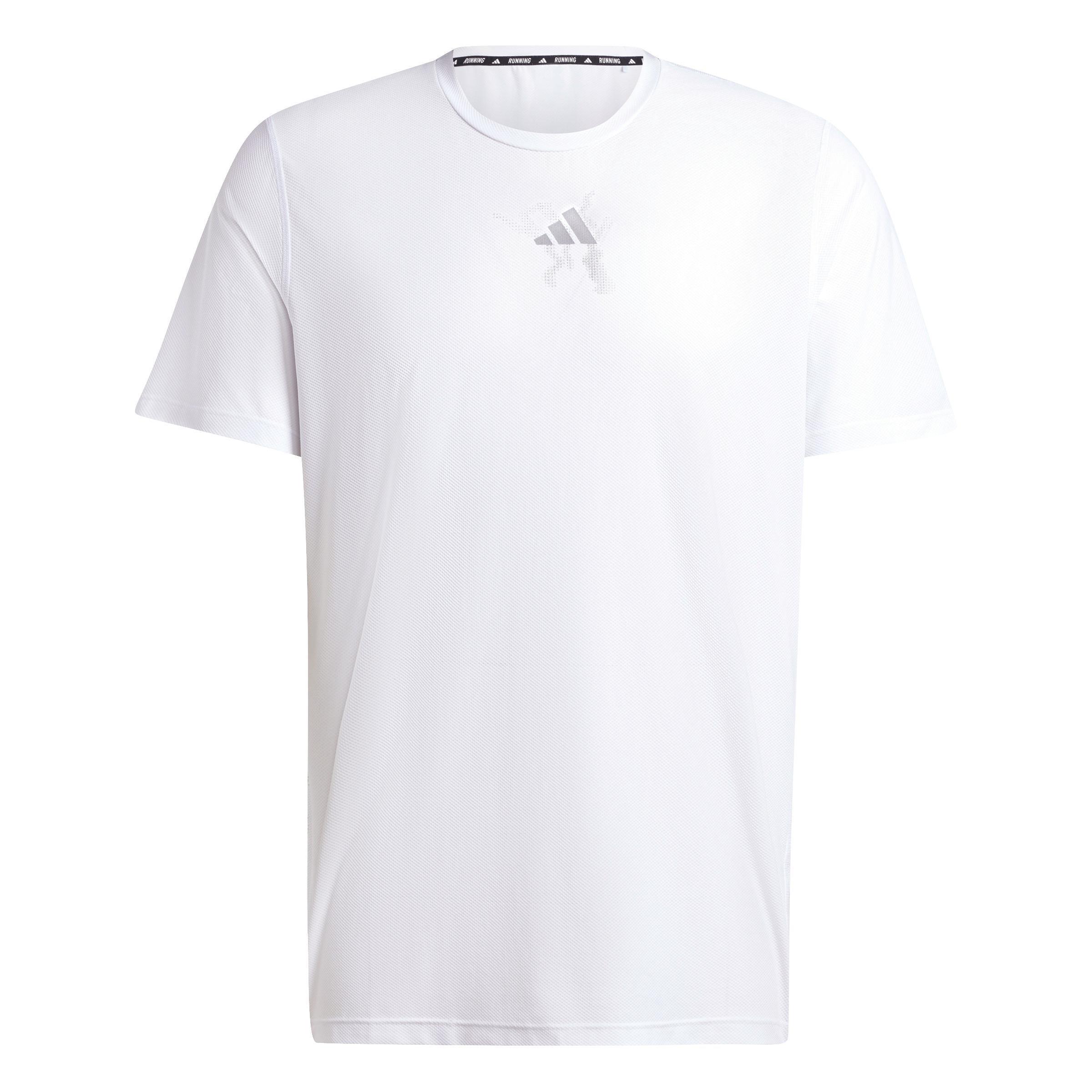 Running Ultimate Ub Graphic T-Shirt, White, A701_ONE, large image number 2