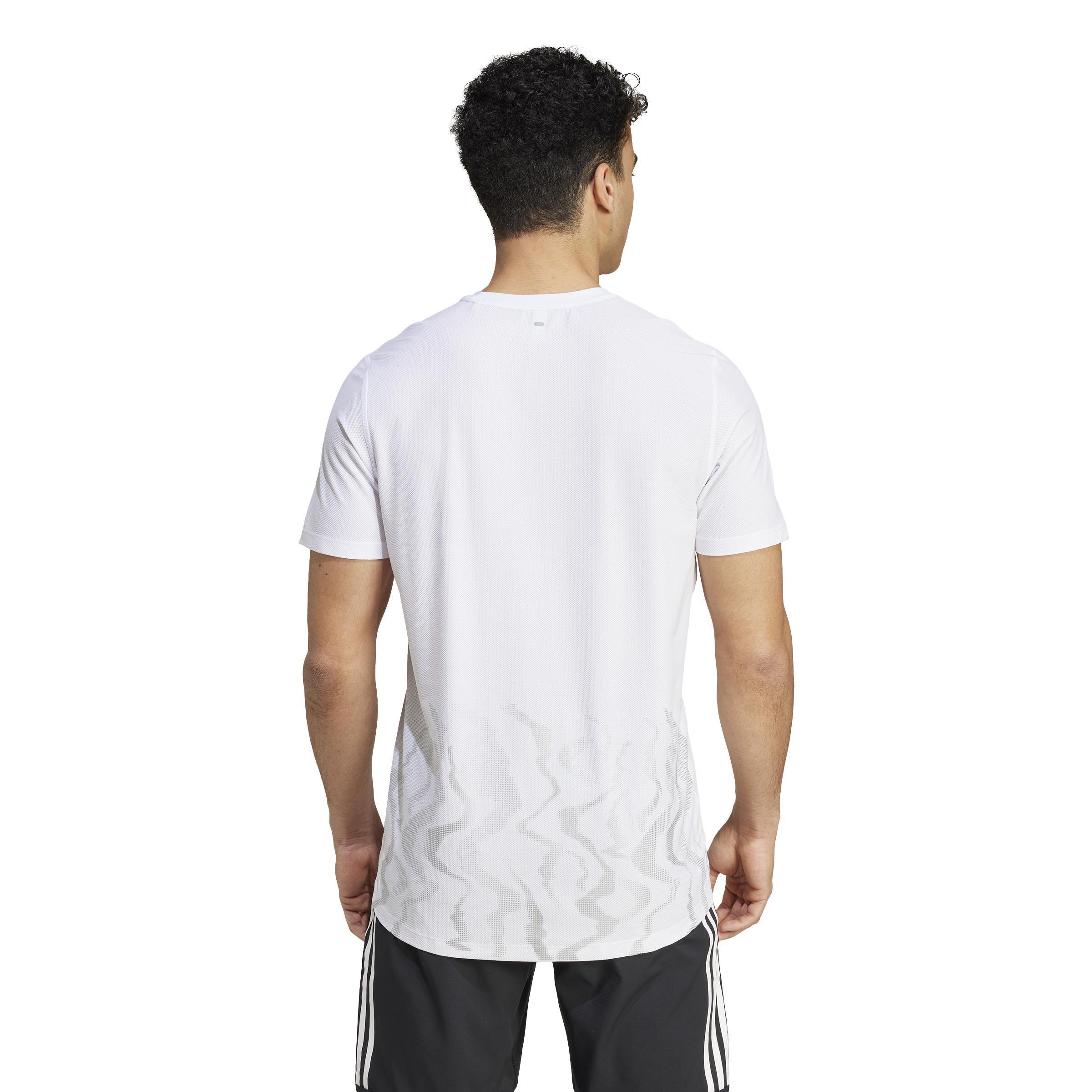 Running Ultimate Ub Graphic T-Shirt, White, A701_ONE, large image number 3