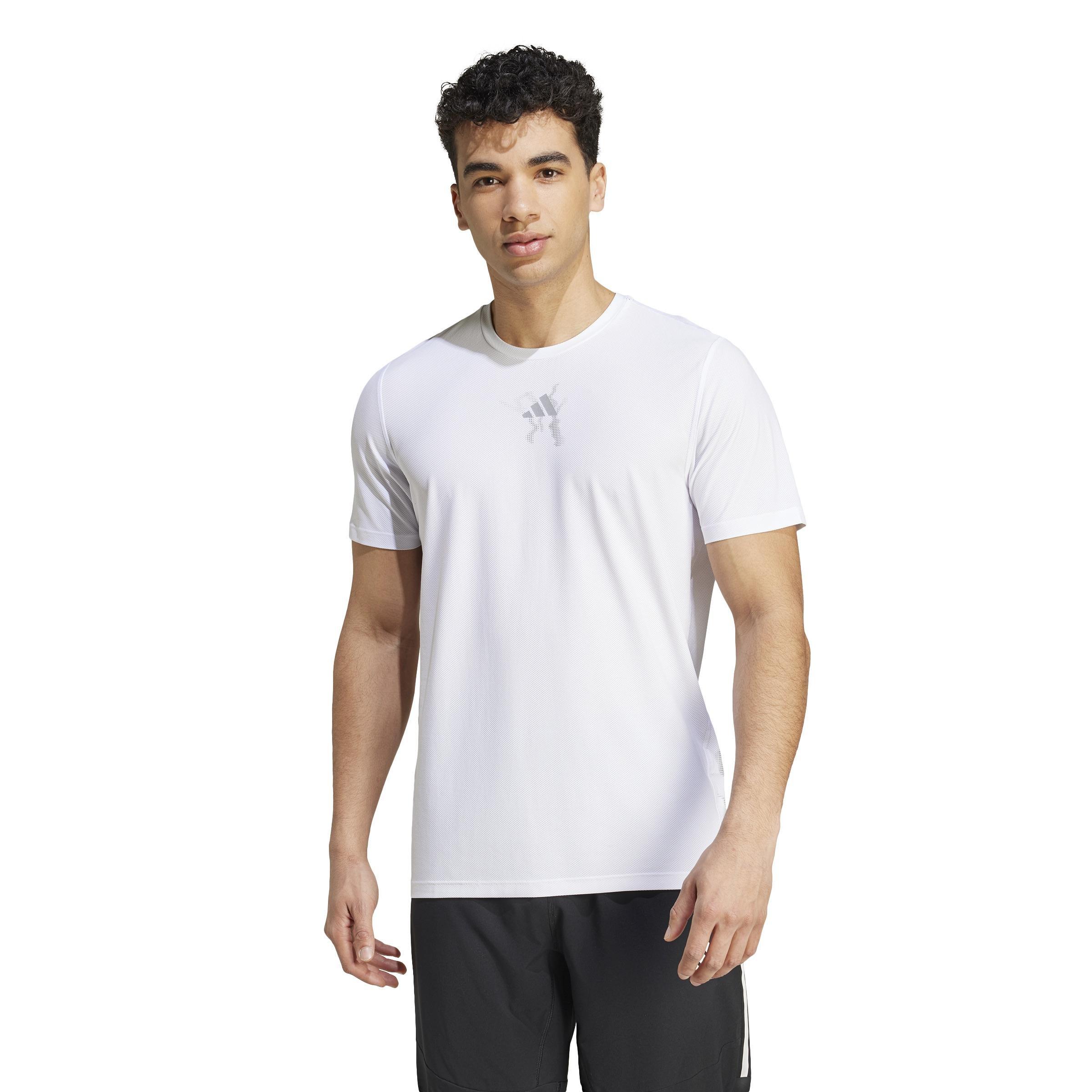 Running Ultimate Ub Graphic T-Shirt, White, A701_ONE, large image number 7