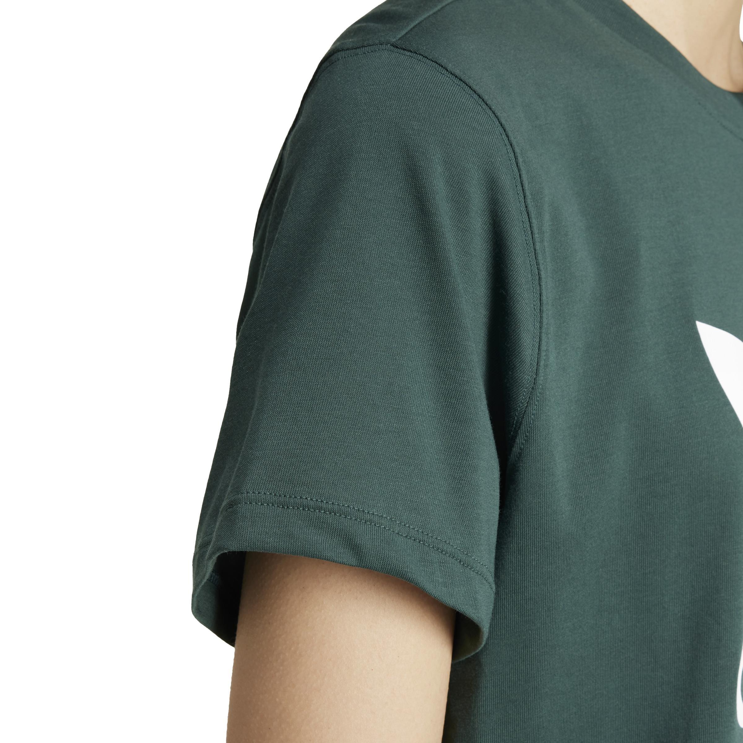 Adicolor Trefoil Boxy T-Shirt, Green, A701_ONE, large image number 5