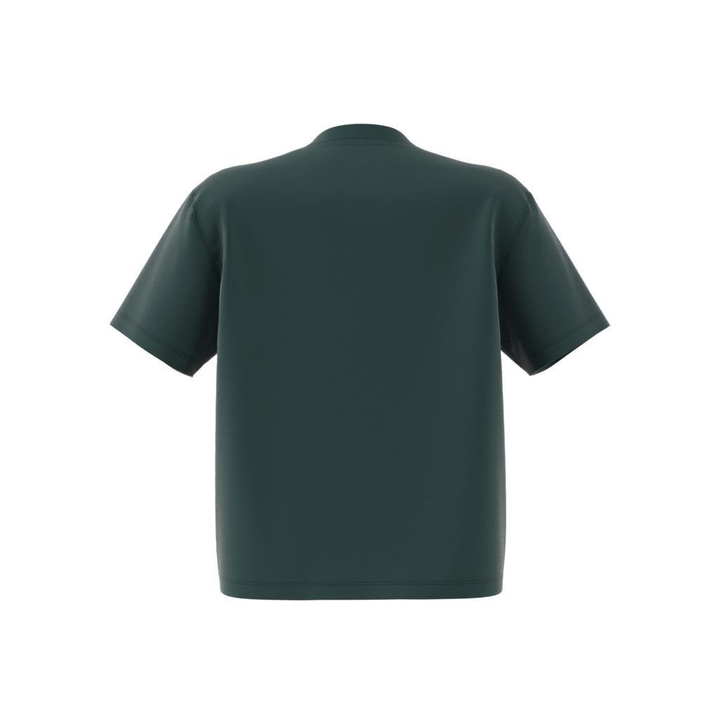 Adicolor Trefoil Boxy T-Shirt, Green, A701_ONE, large image number 7