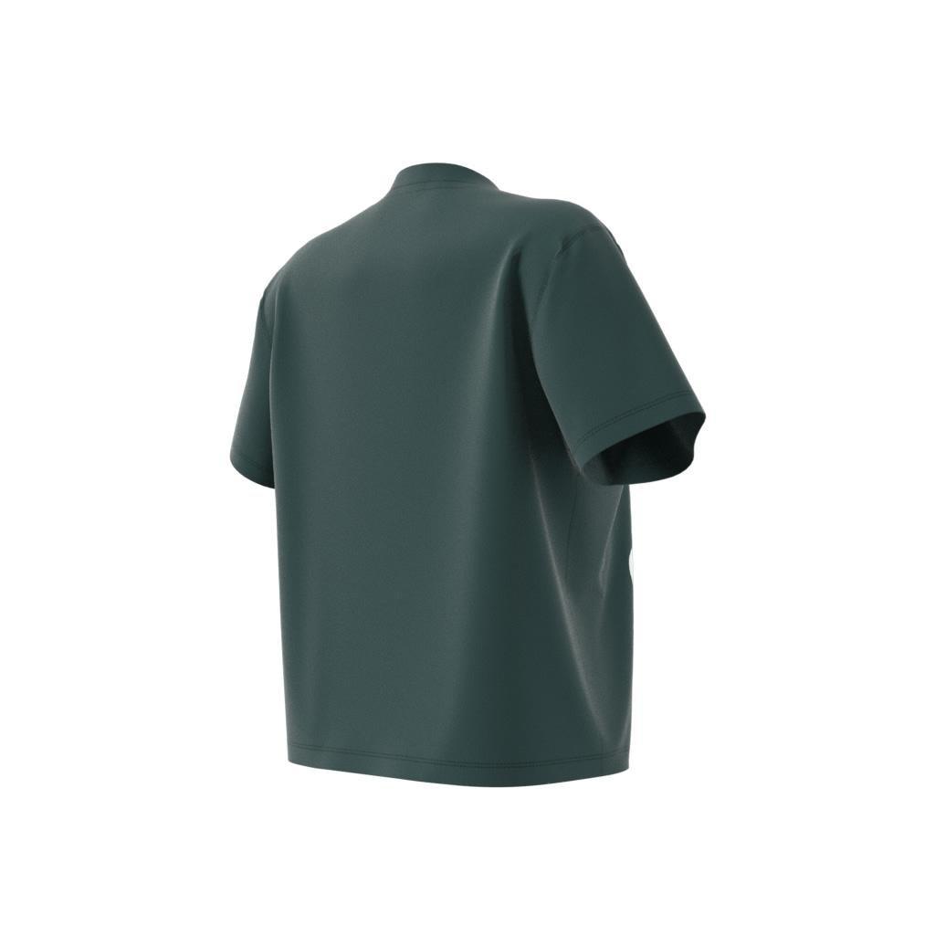 Adicolor Trefoil Boxy T-Shirt, Green, A701_ONE, large image number 14