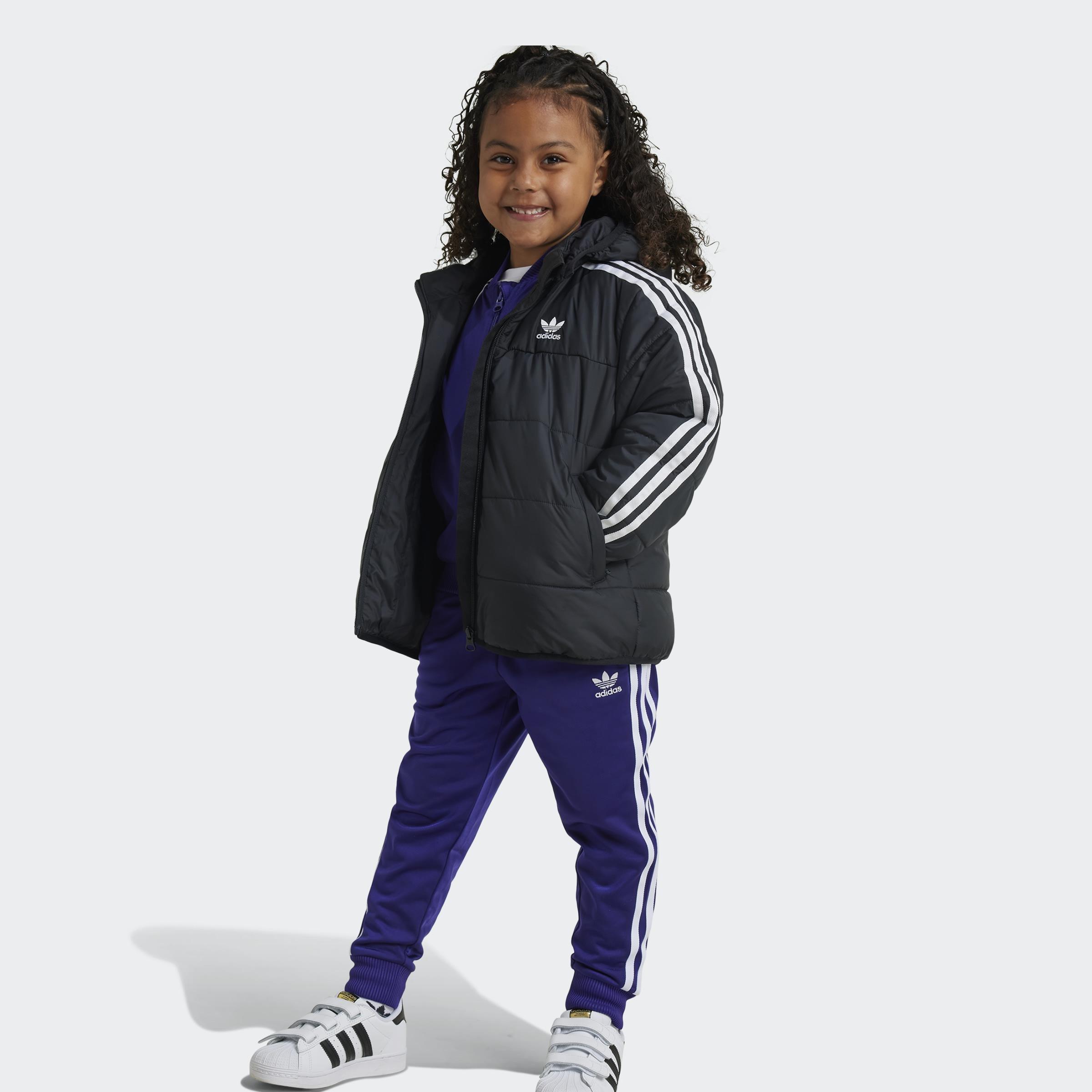 Kids Unisex Adicolor Jacket, Black, A701_ONE, large image number 7