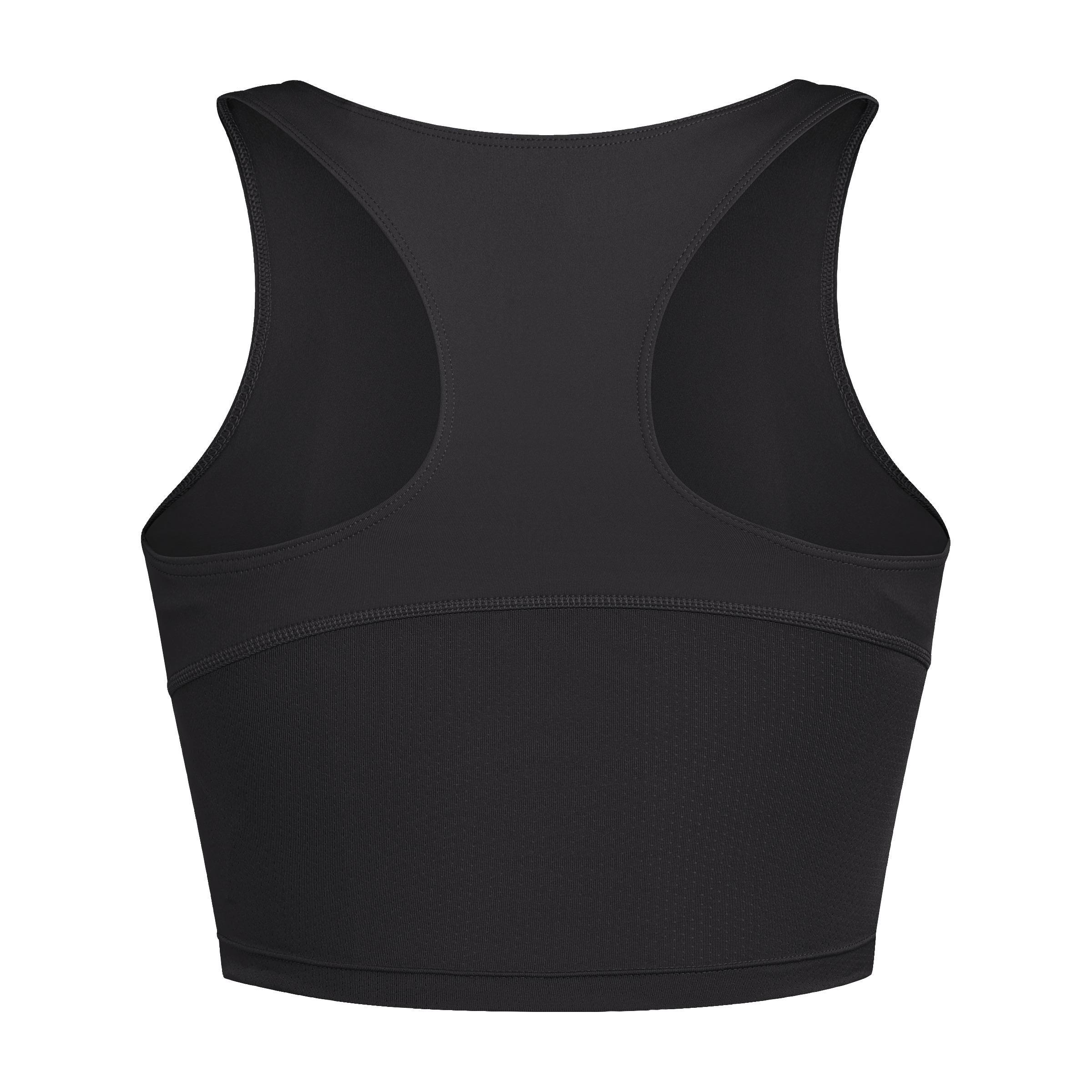 Adizero Essentials Running Crop Top, Black, A701_ONE, large image number 4