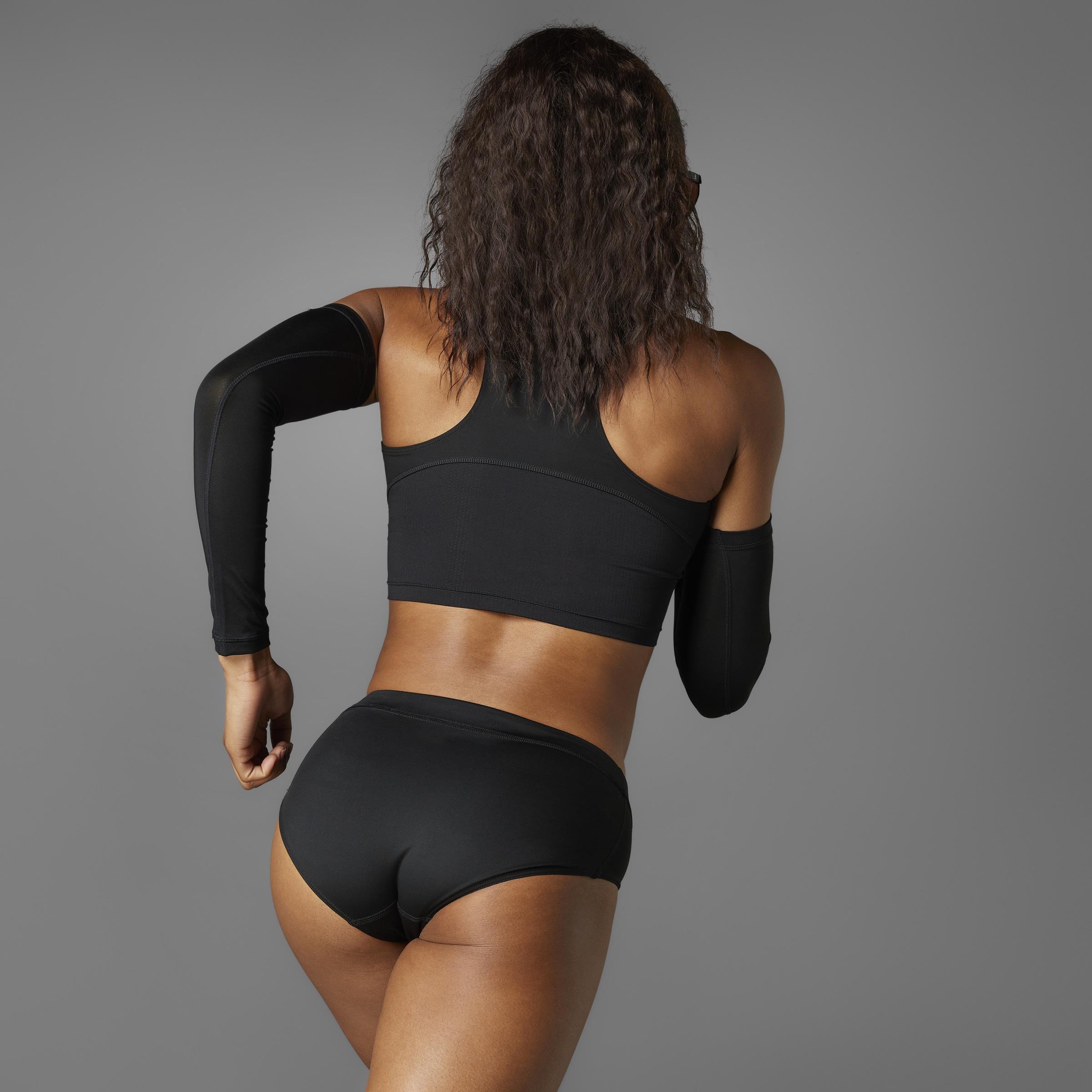 Adizero Essentials Running Crop Top, Black, , large image number 7