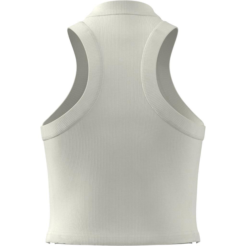 Lounge Ribbed Crop Tank Top, White, A701_ONE, large image number 10