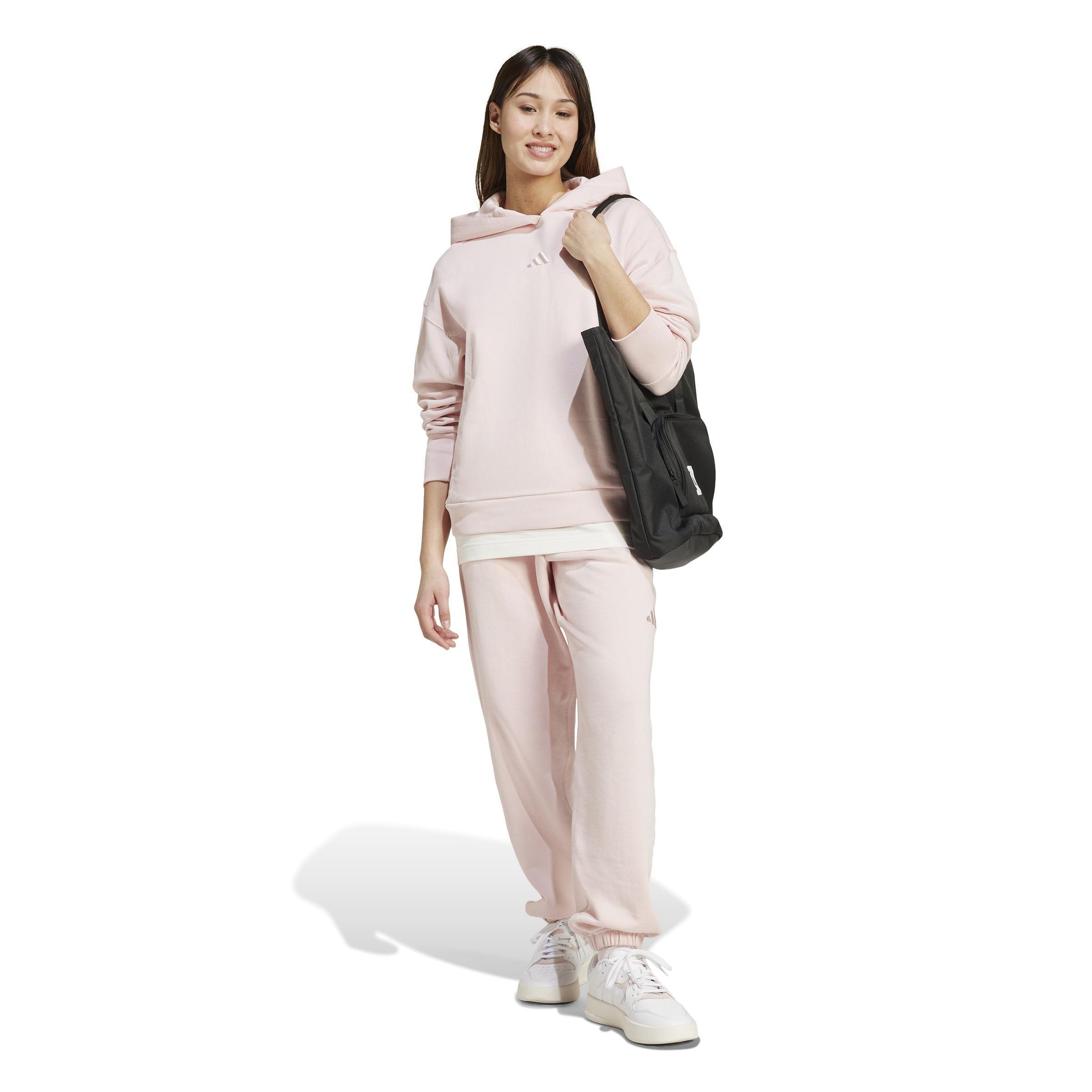 Women All Szn French Terry Loose Hoodie, Pink, A701_ONE, large image number 1