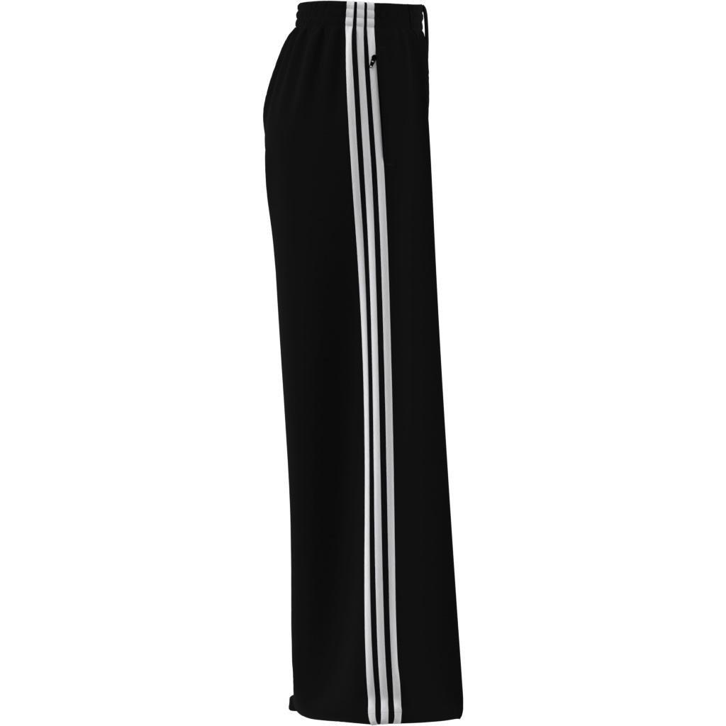 Women 3-Stripes Loose French Terry Wide Leg Joggers, Black, A701_ONE, large image number 6