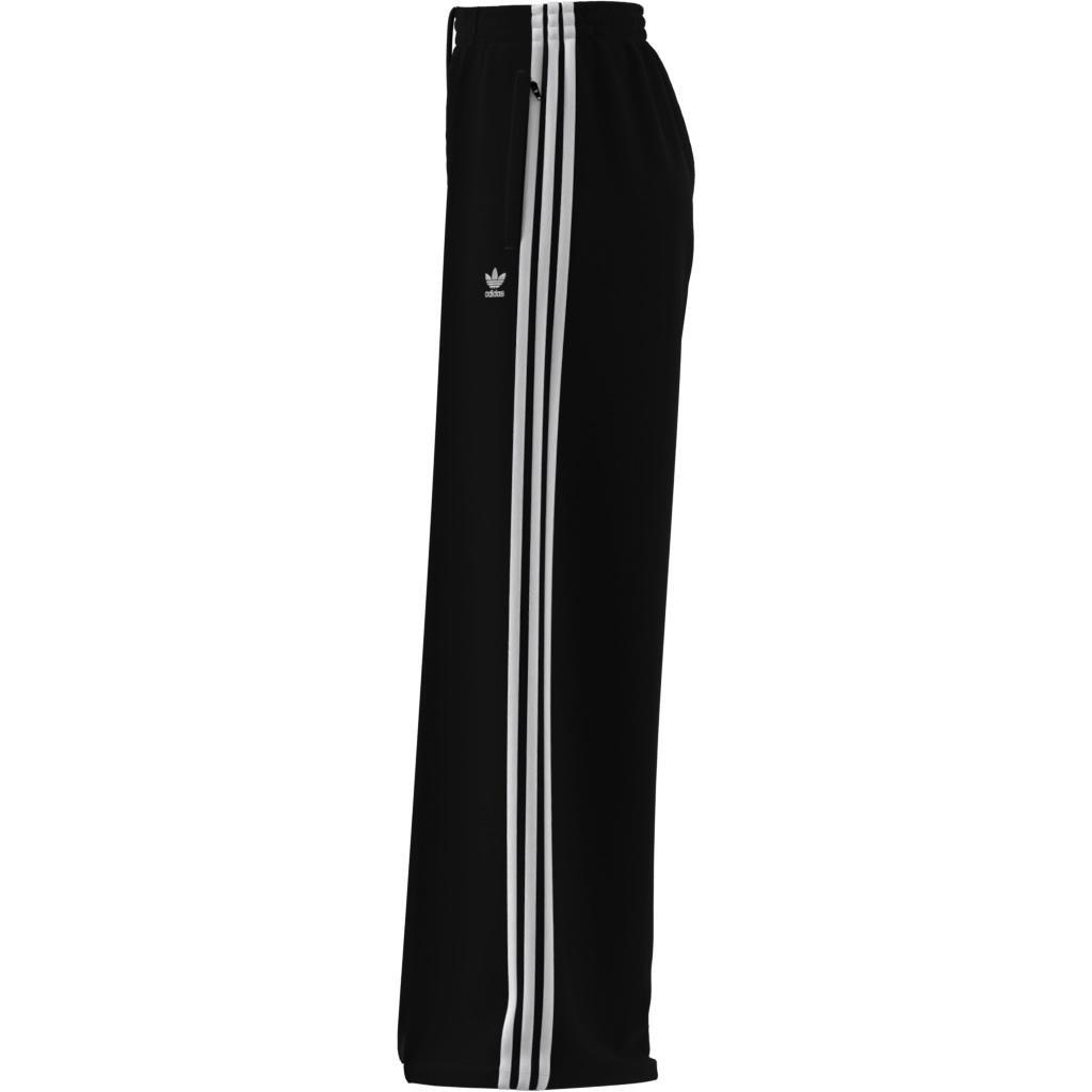 Women 3-Stripes Loose French Terry Wide Leg Joggers, Black, A701_ONE, large image number 8