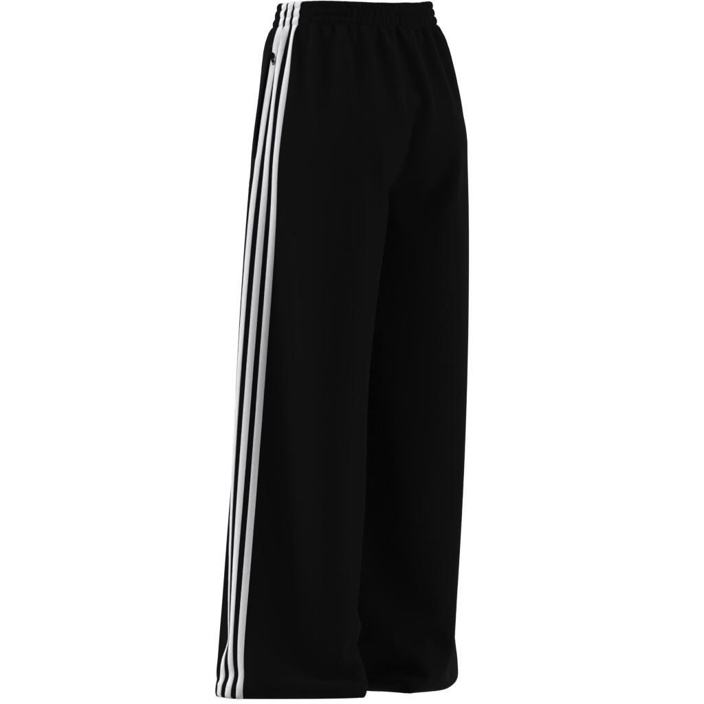 Women 3-Stripes Loose French Terry Wide Leg Joggers, Black, A701_ONE, large image number 13